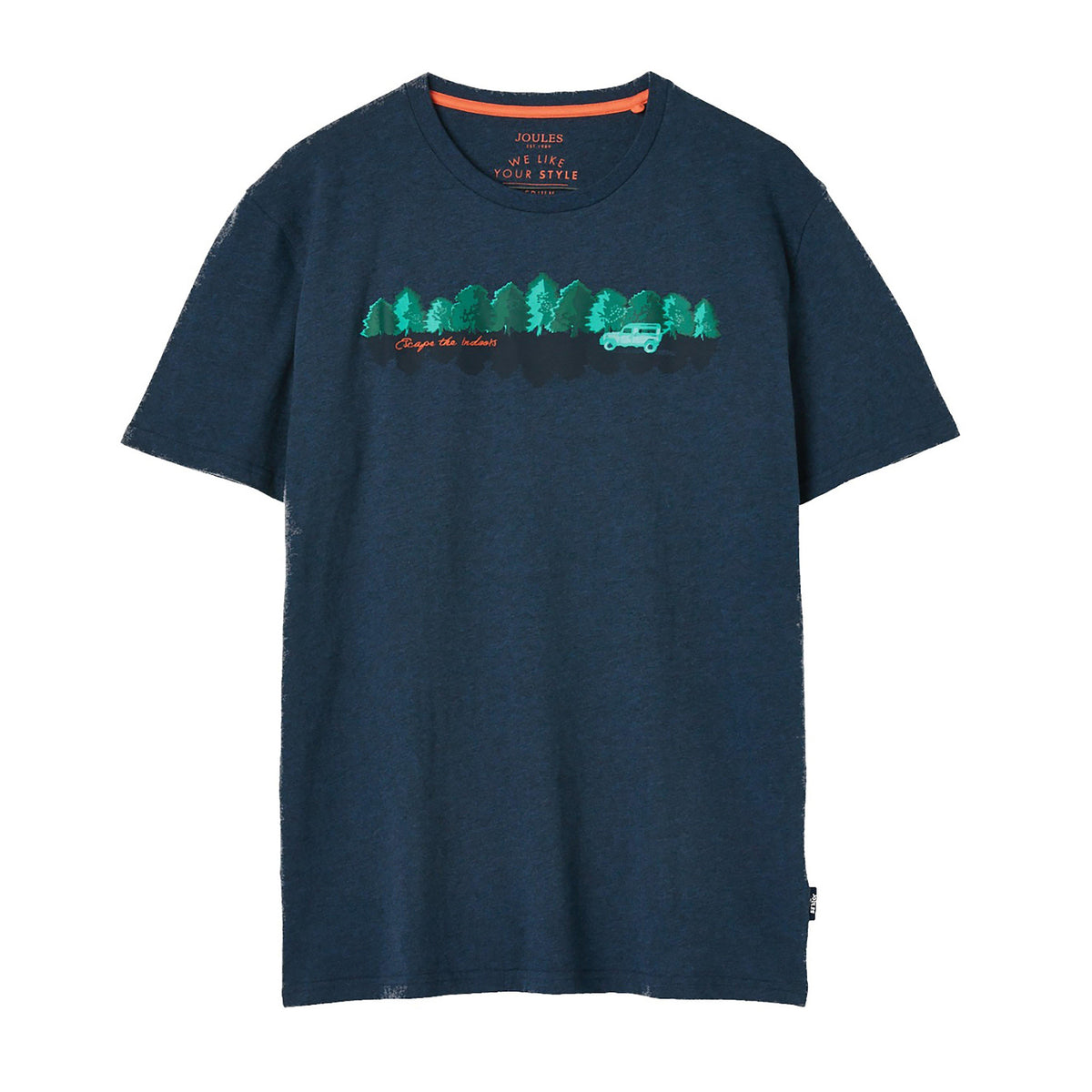Mens Flynn Tee Navy Marl