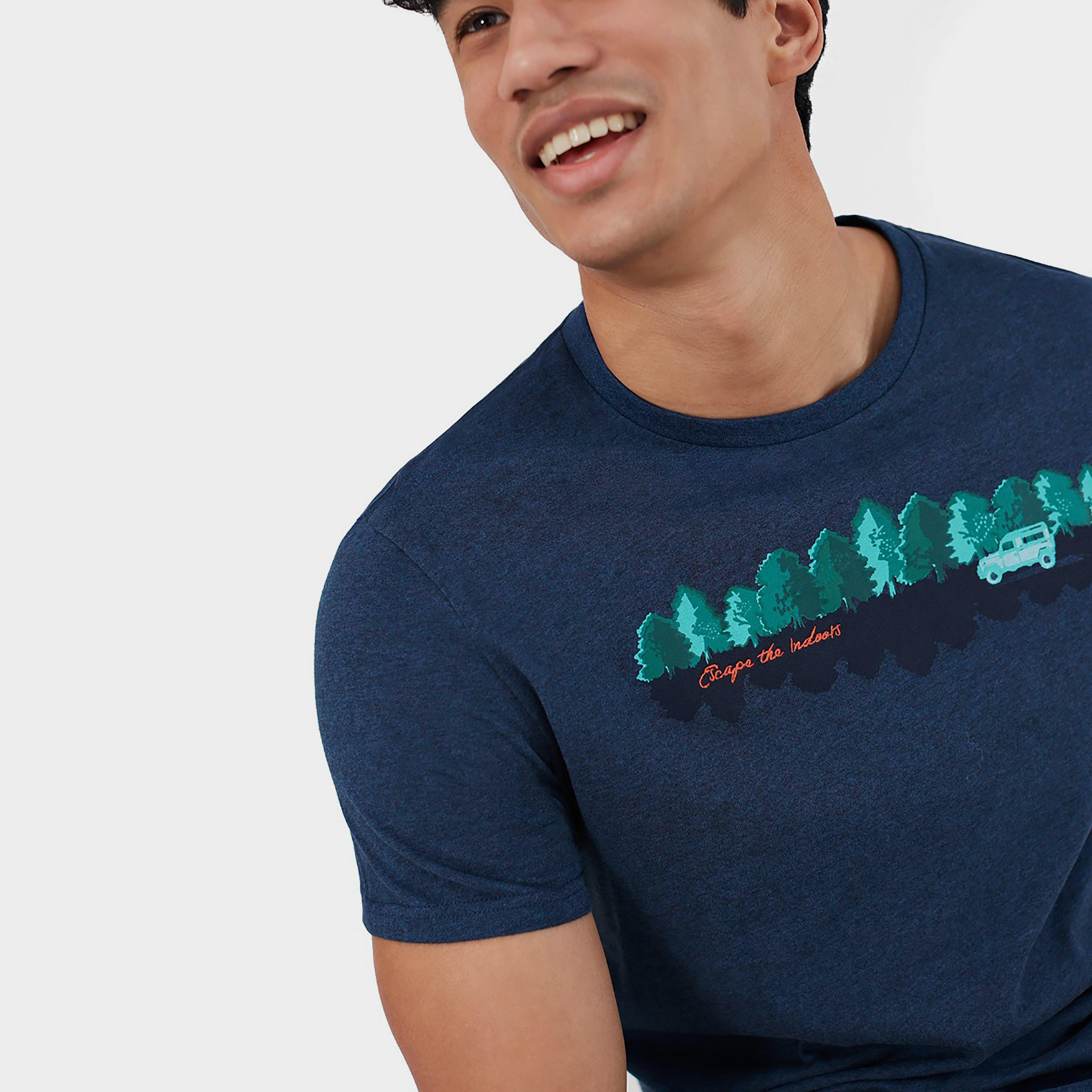 Mens Flynn Tee Navy Marl