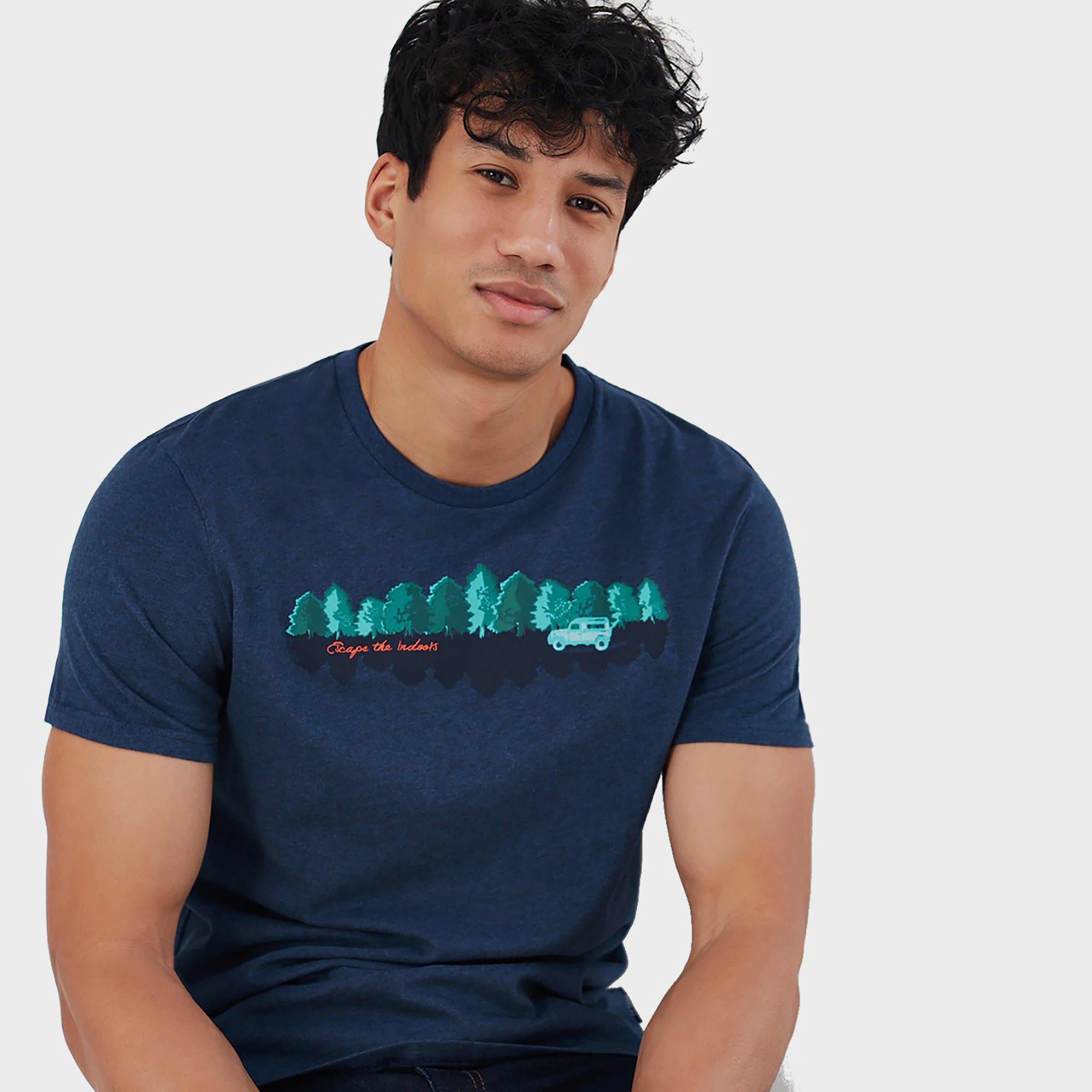 Mens Flynn Tee Navy Marl