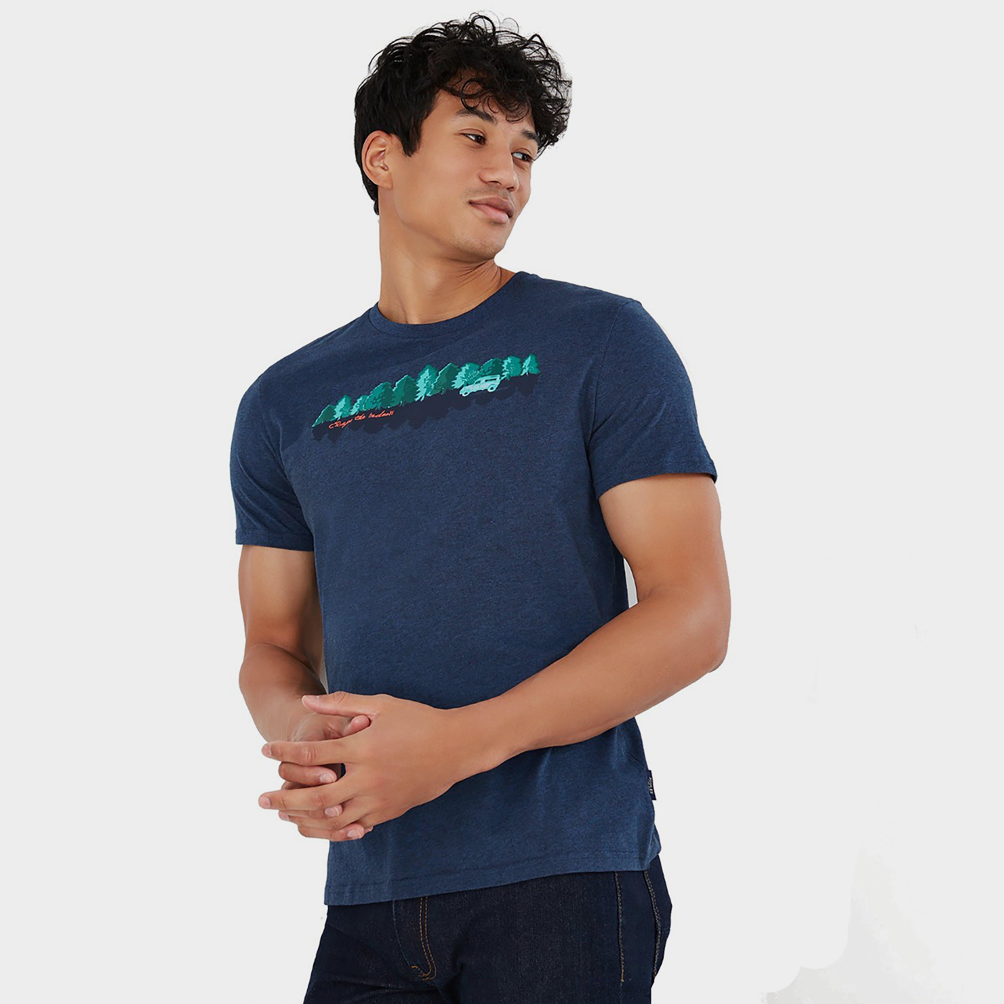 Mens Flynn Tee Navy Marl