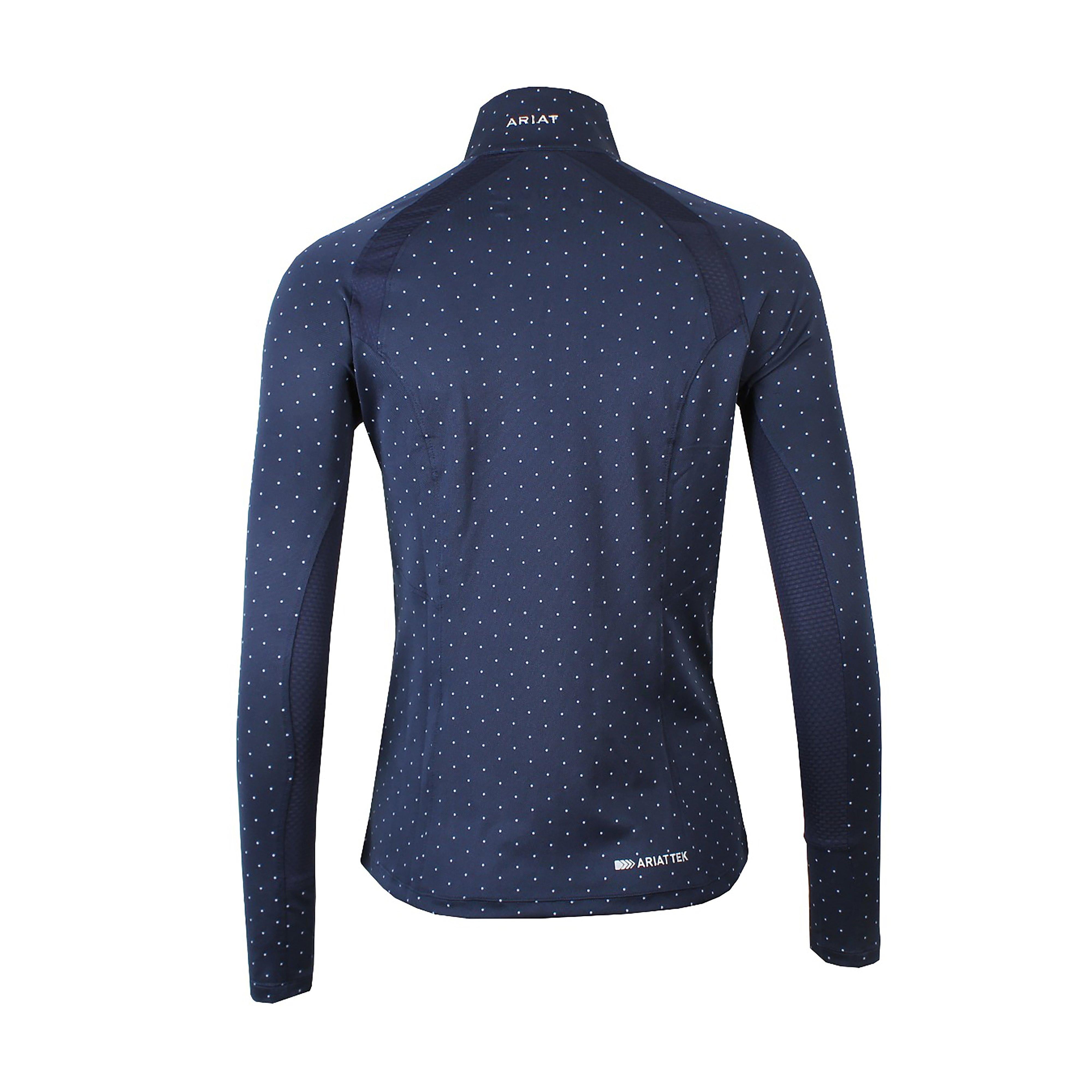 Womens Sunstopper 2.0 Baselayer Navy Dot