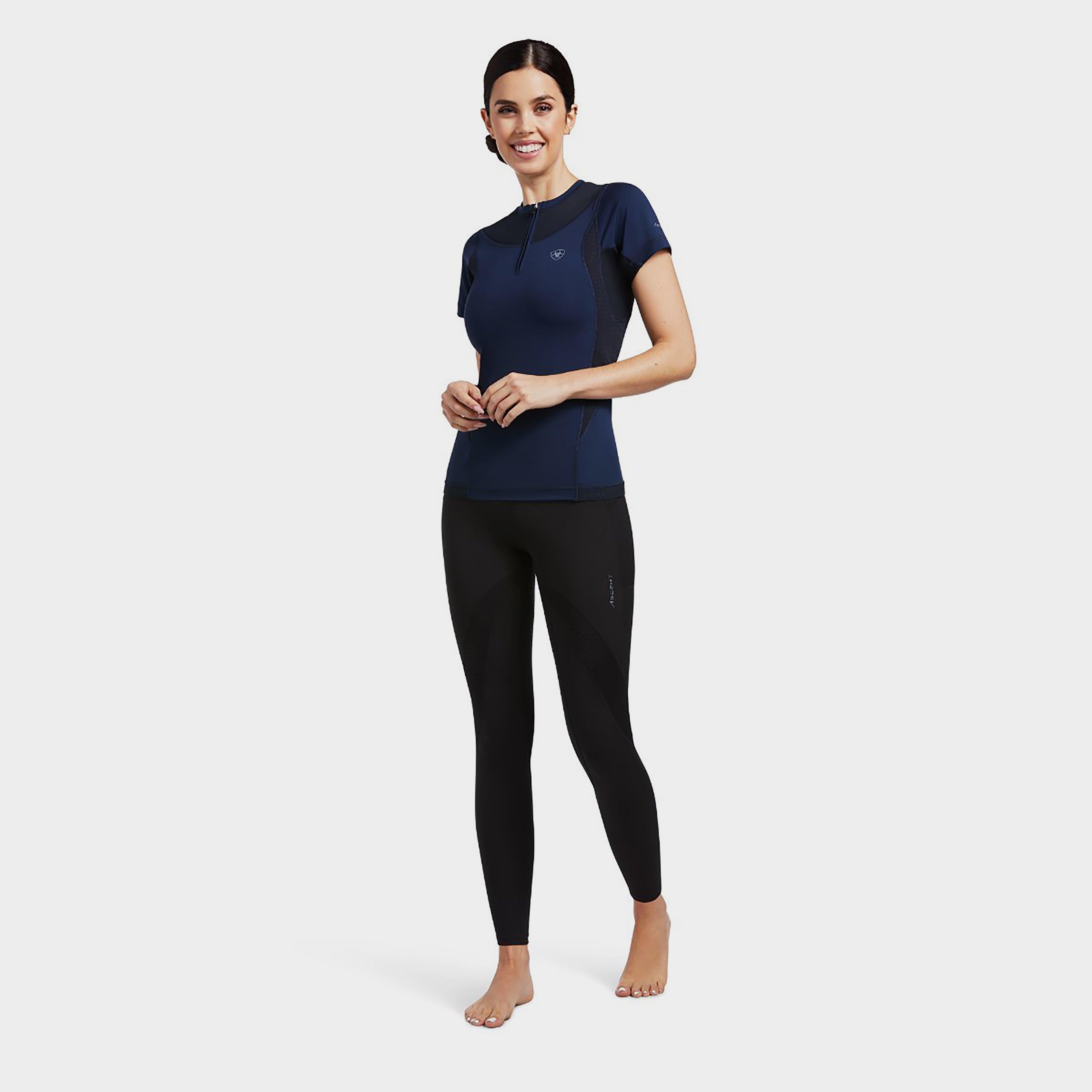 Womens Ascent Half Grip Tights Black