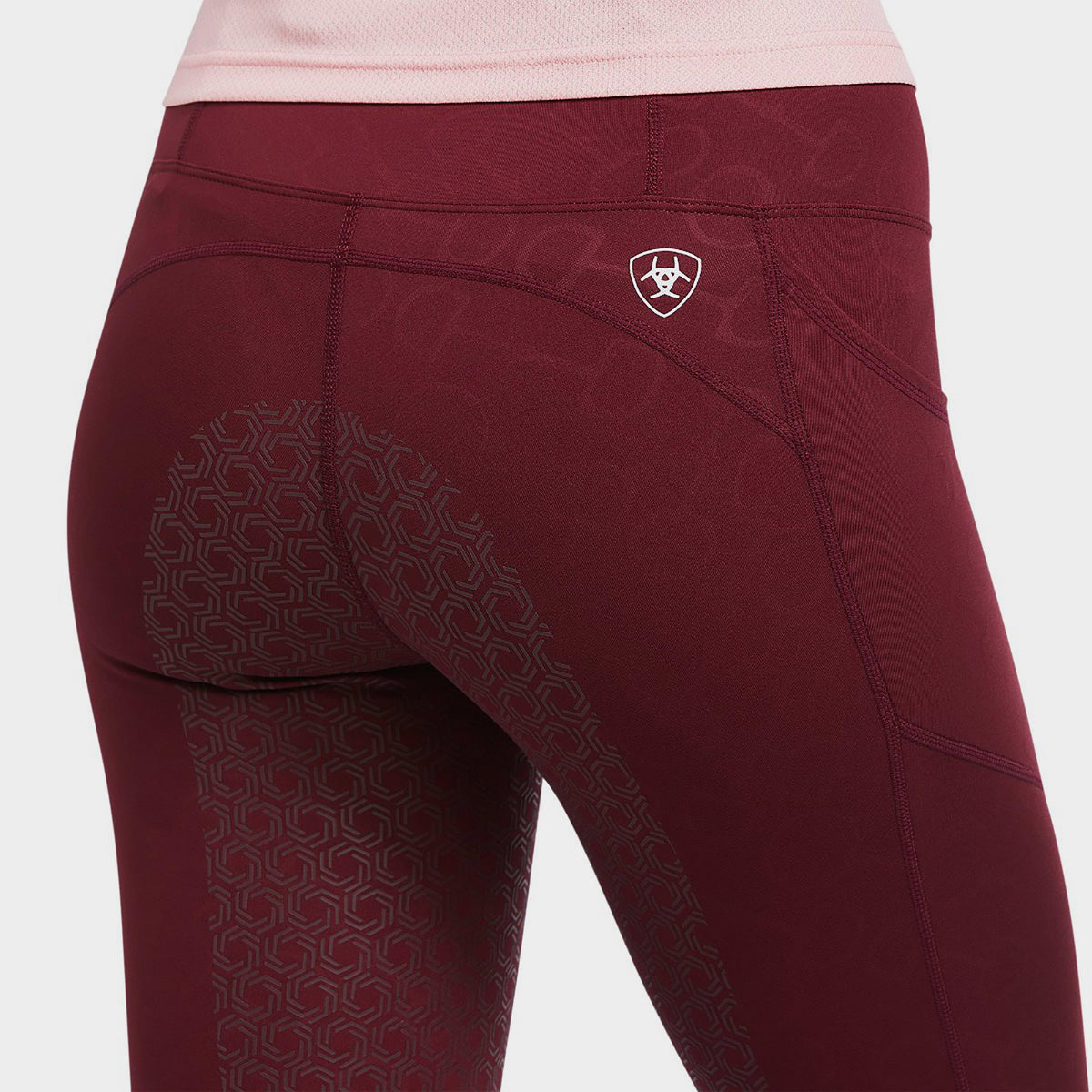Womens EOS Full Seat Tights Zinfandel Bit Print