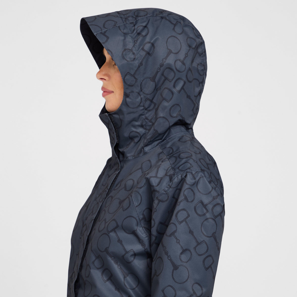 Womens Spectator H2O Jacket Blue Night Bit Print