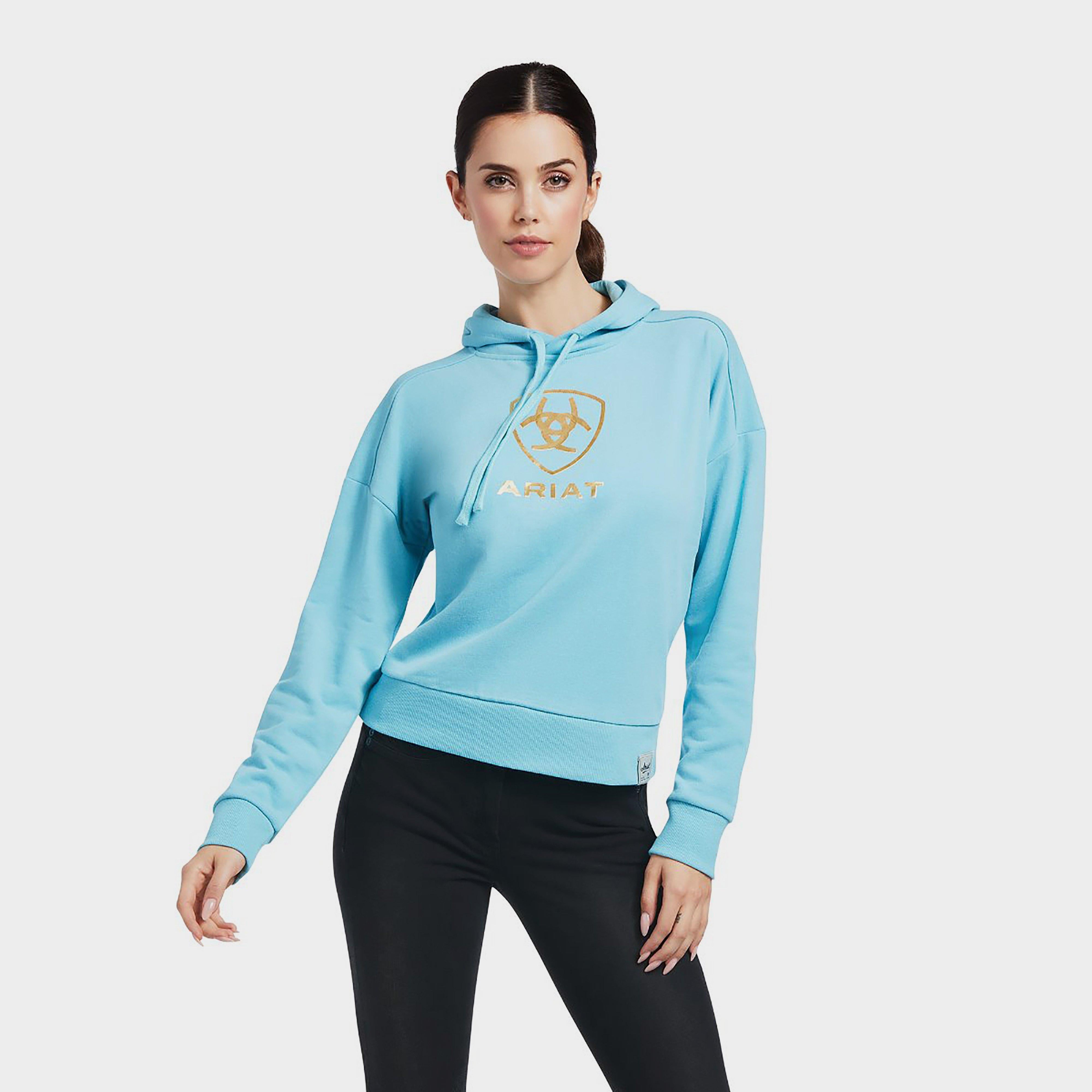 Womens Just Hoodie Milky Blue