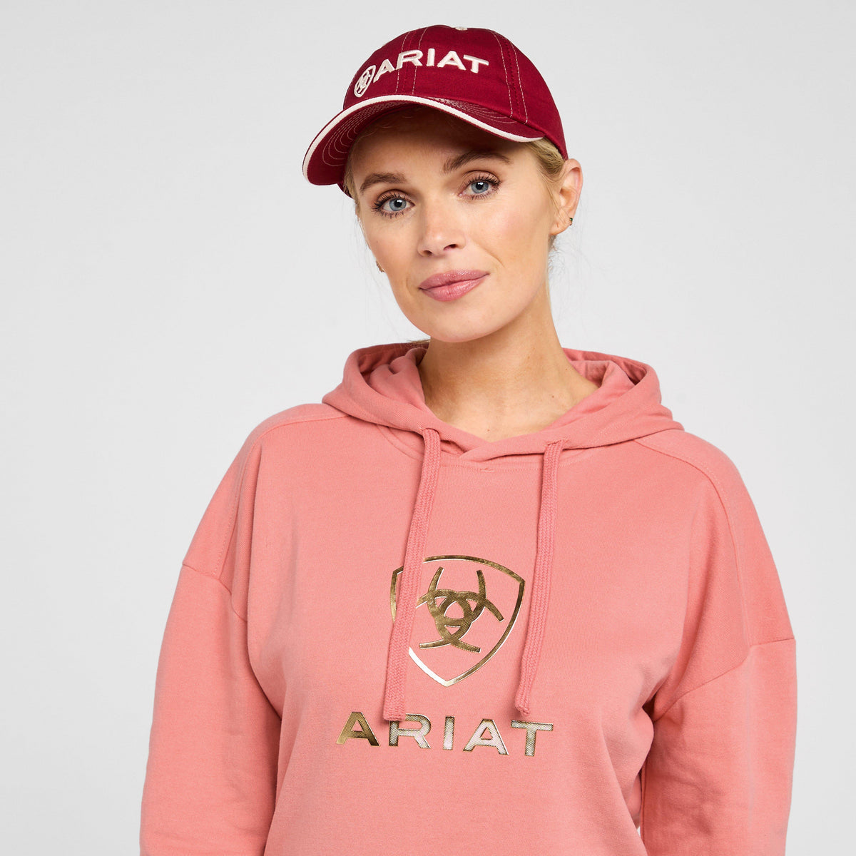 Womens Just Hoodie Peach Blossom