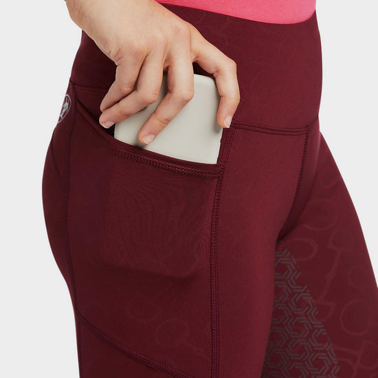 Childs Eos Full Seat Tights Zinfandel Bit Print