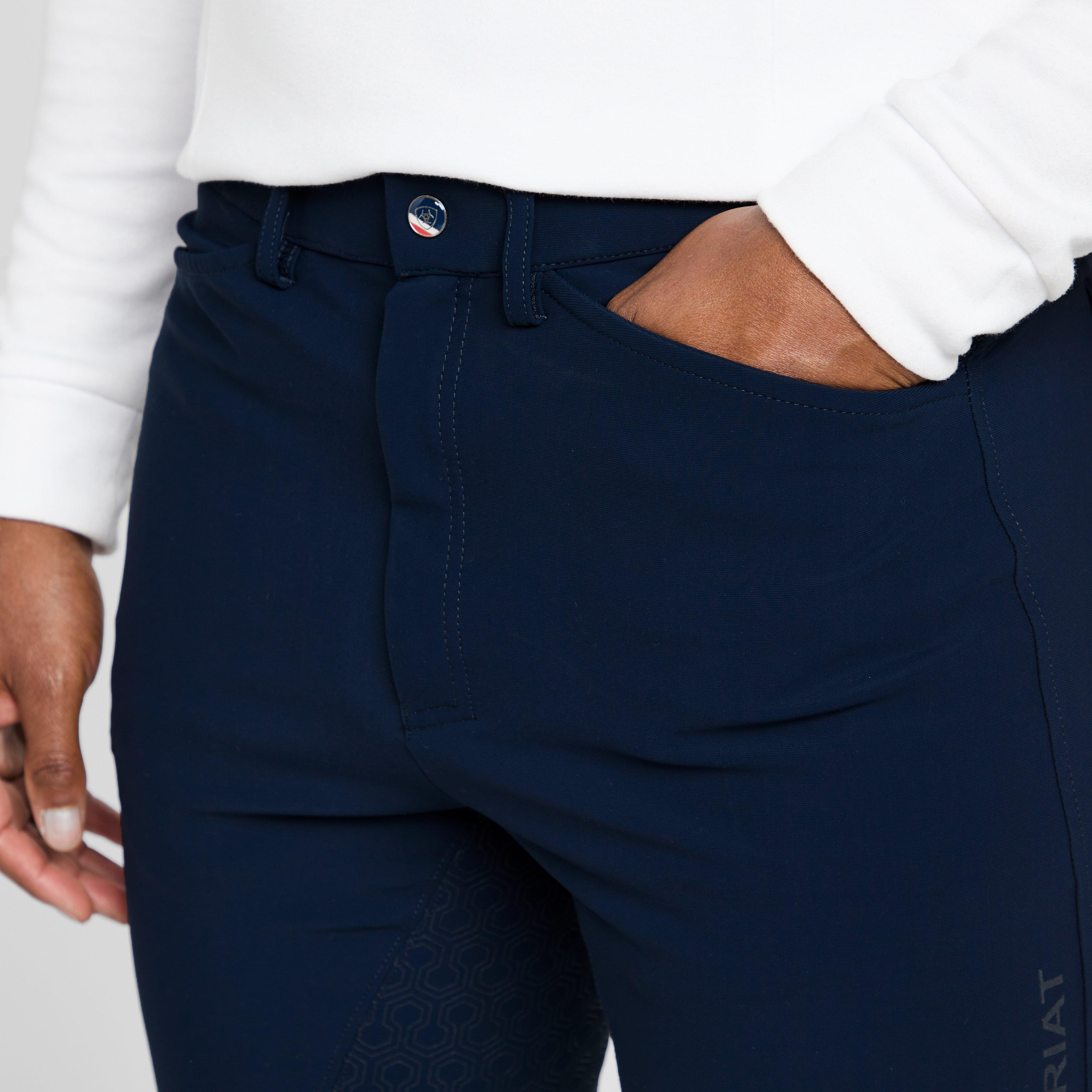 Men’s Tri Factor Grip Full Seat Breeches Navy