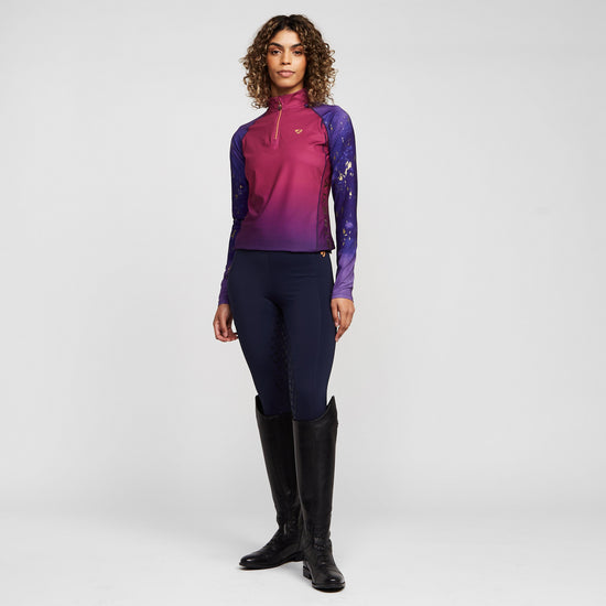 Womens Albany Full Seat Riding Tights Navy