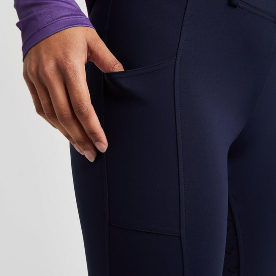 Womens Albany Full Seat Riding Tights Navy