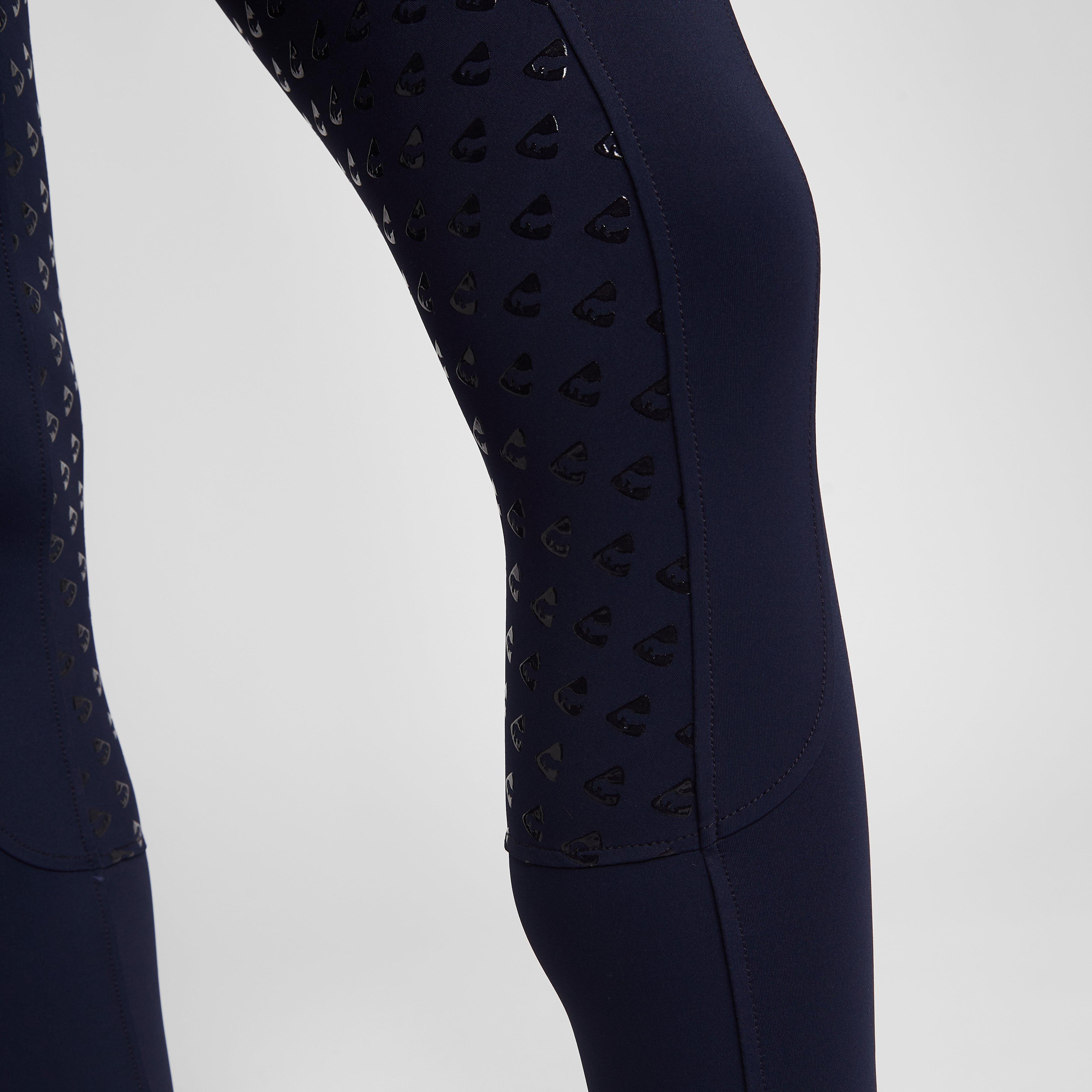 Womens Albany Full Seat Riding Tights Navy