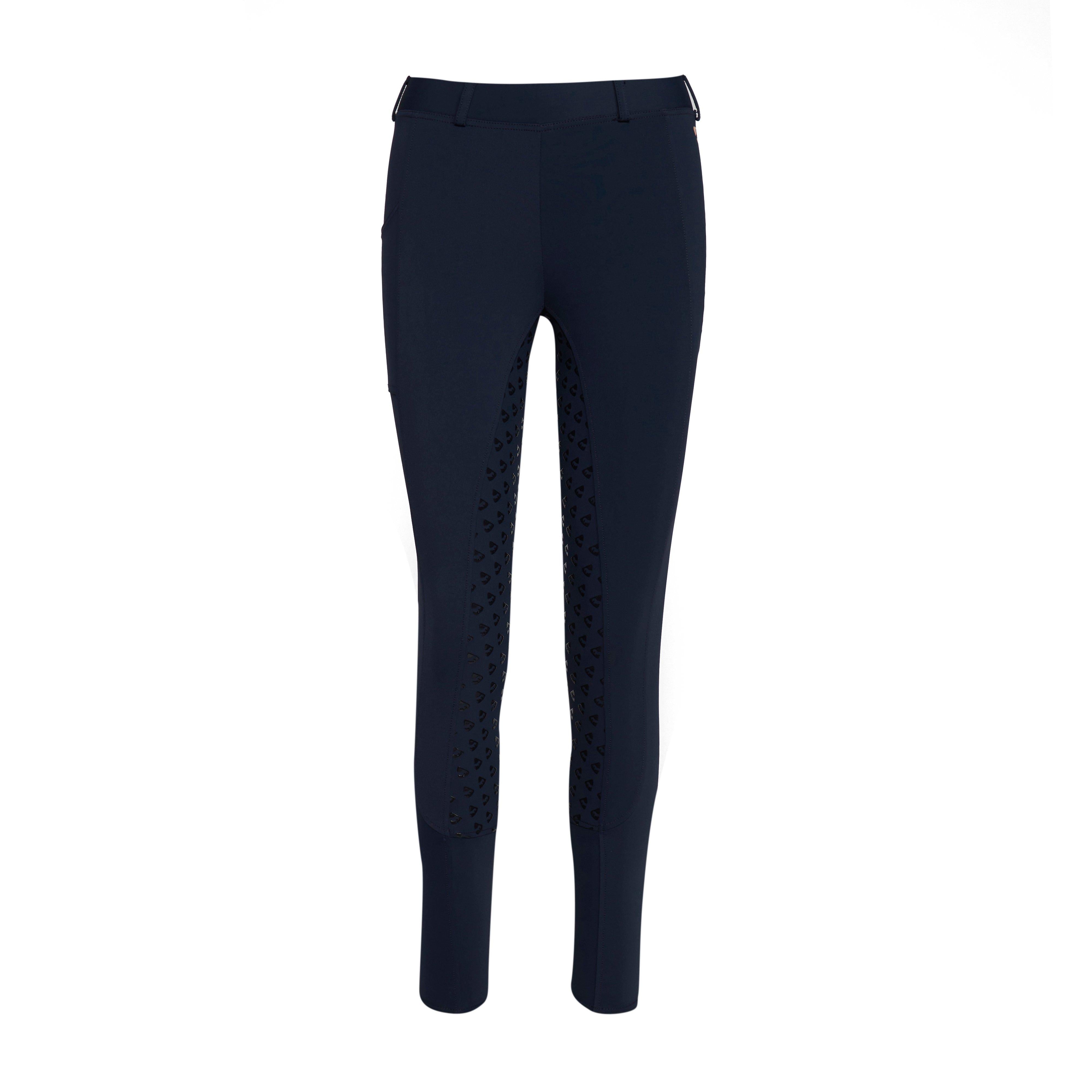 Womens Albany Full Seat Riding Tights Navy