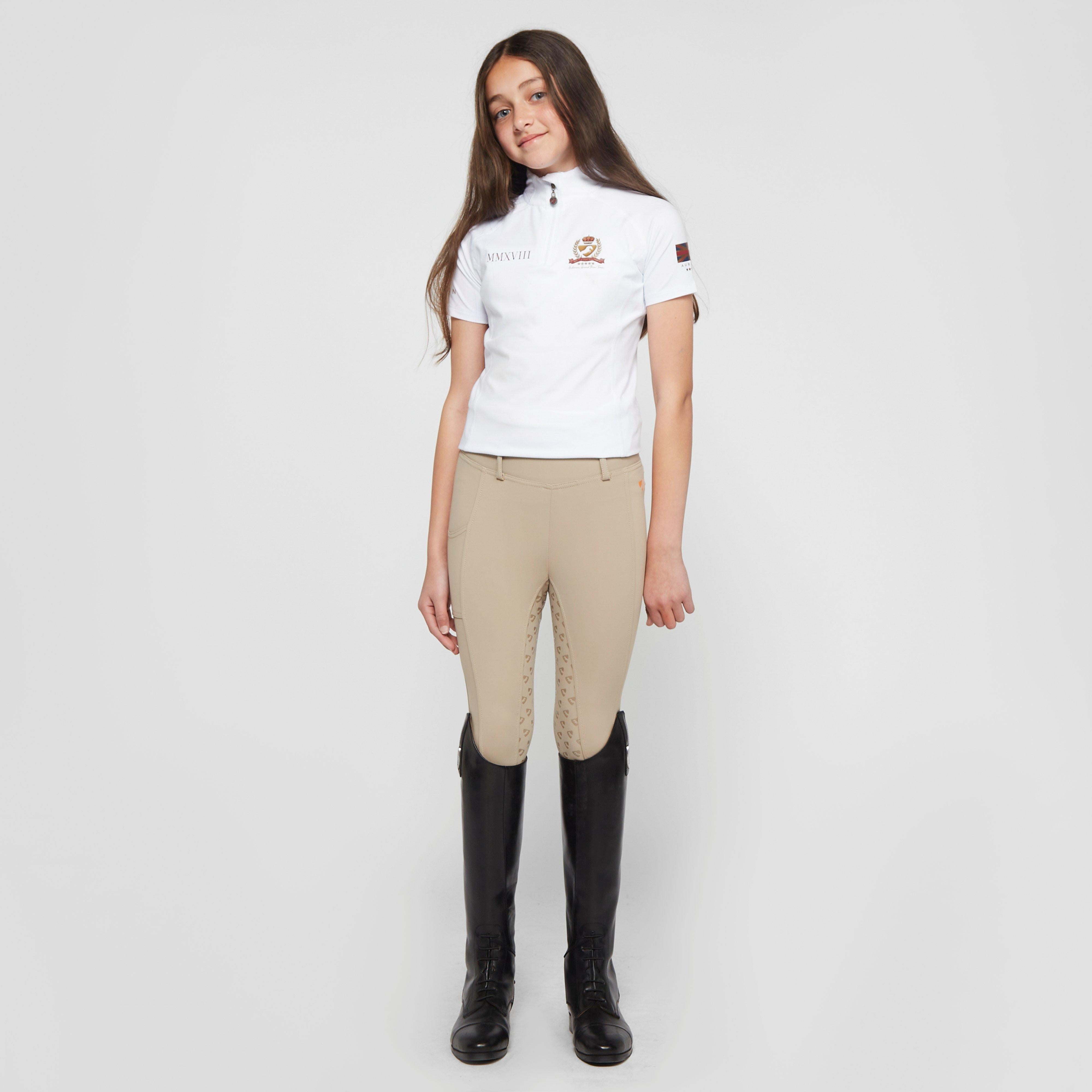 Childs Team Short Sleeve Base Layer White