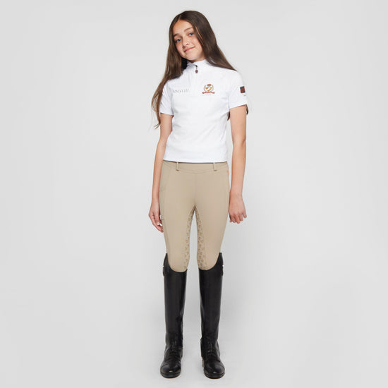 Childs Team Short Sleeve Base Layer White