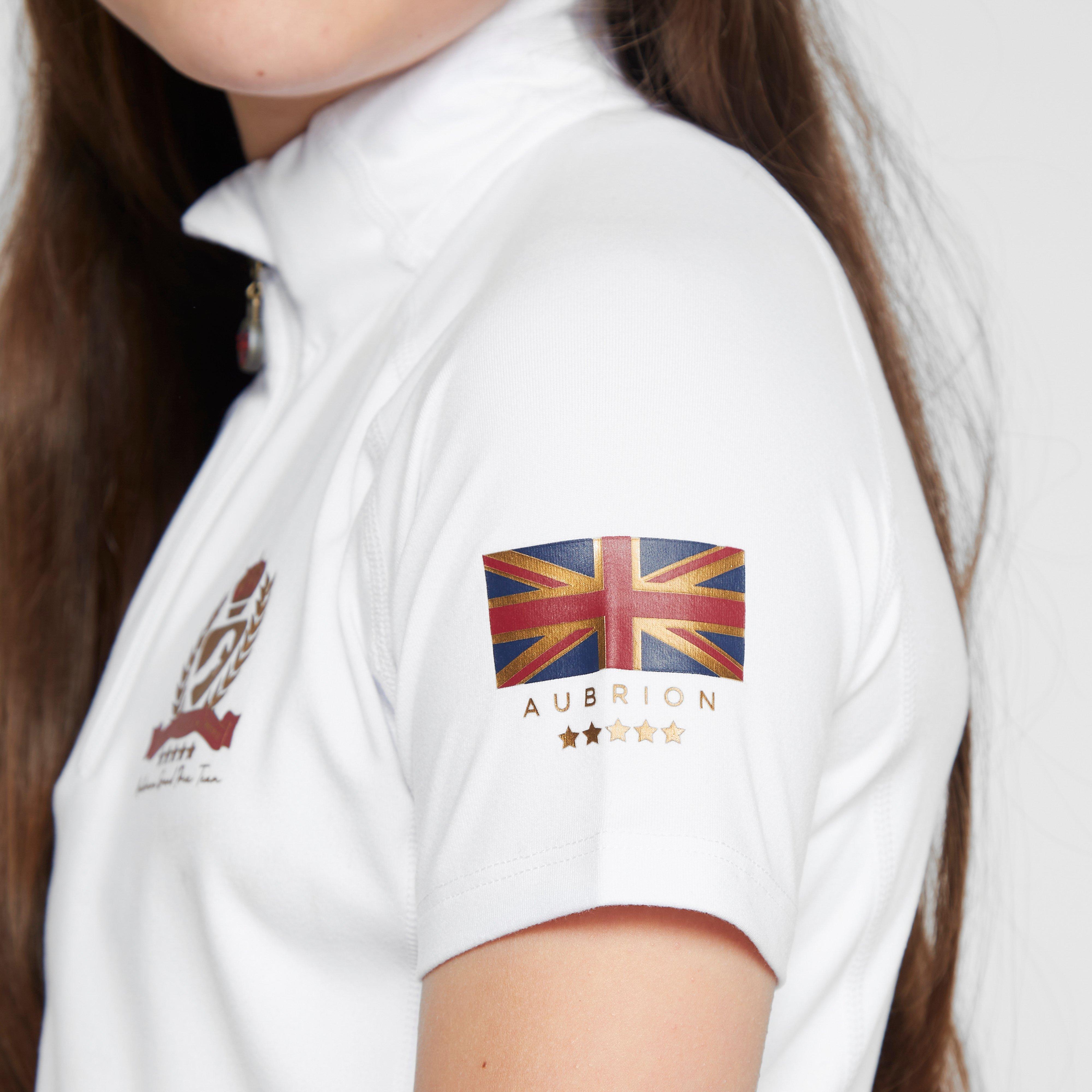 Childs Team Short Sleeve Base Layer White