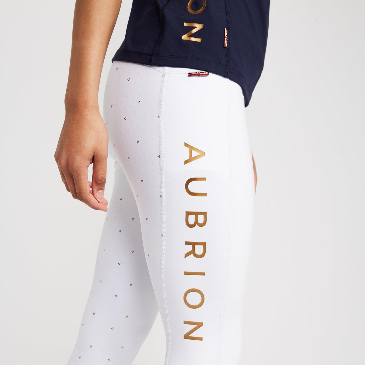 Womens Team Riding Tights White