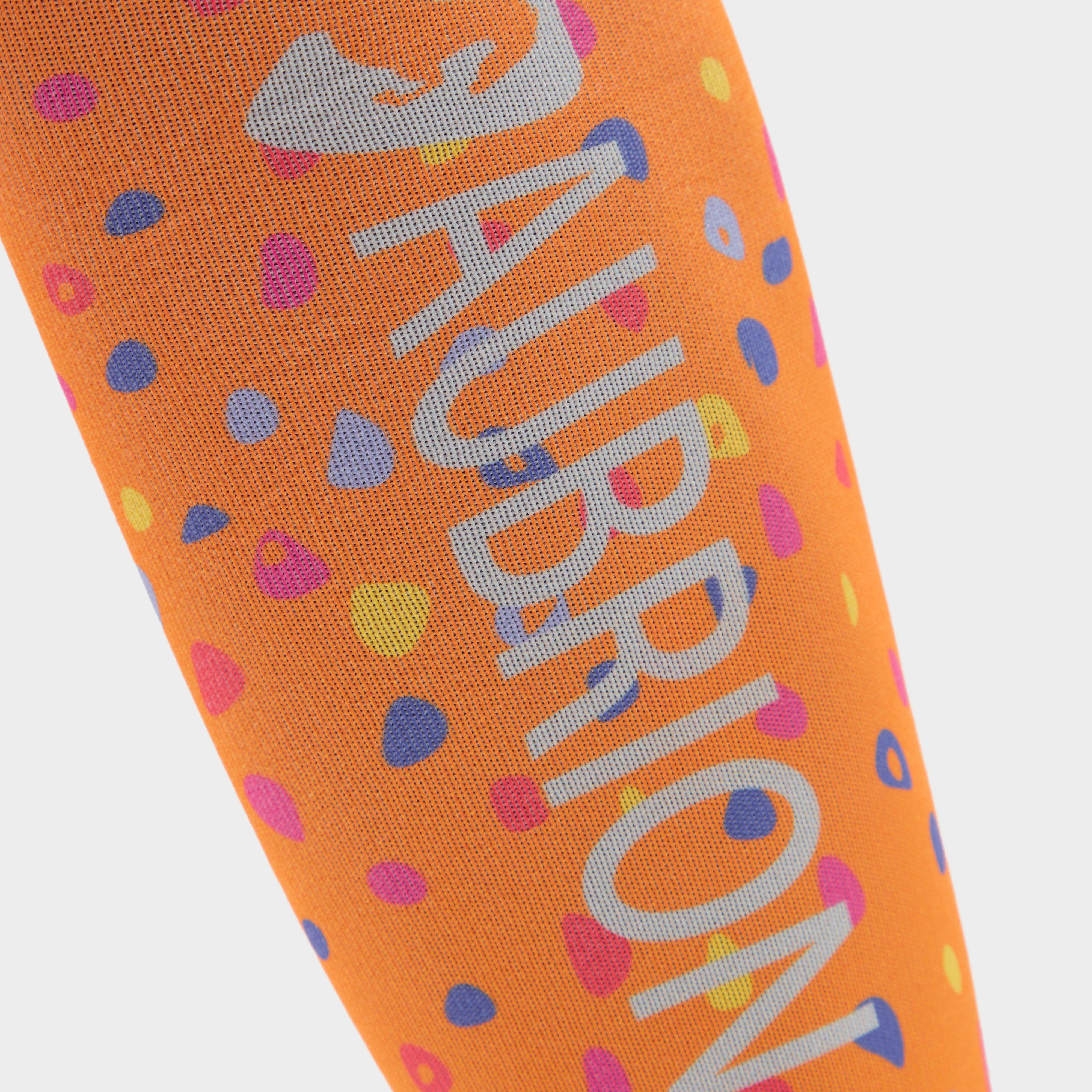 Hyde Park Socks Orange Spot