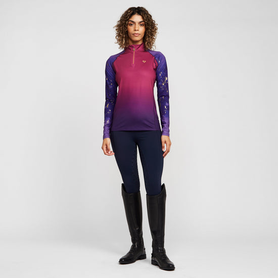 Womens Hyde Park Cross Country Shirt Amethyst