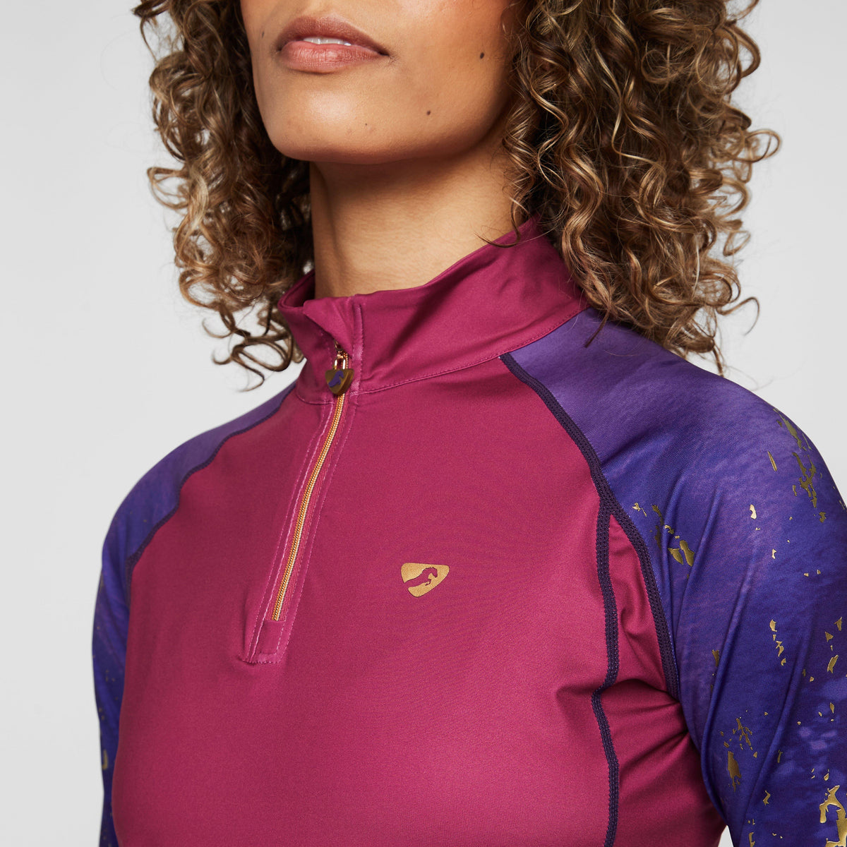 Womens Hyde Park Cross Country Shirt Amethyst