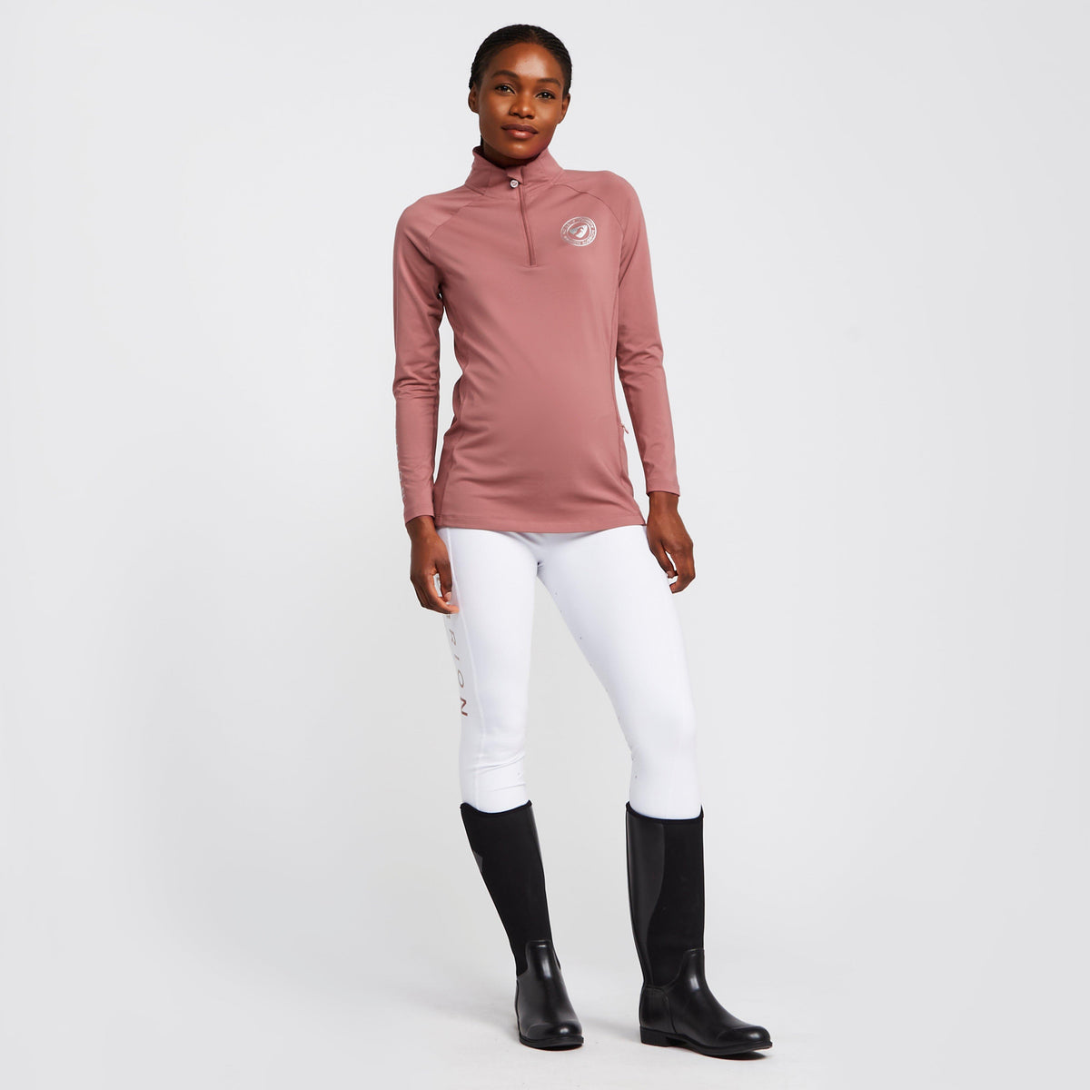 Womens Newbury Long Sleeve Base Layer Dusky Pink