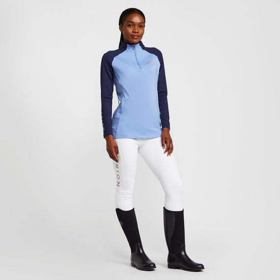 Womens Newbury Long Sleeve Base Layer Sky Blue