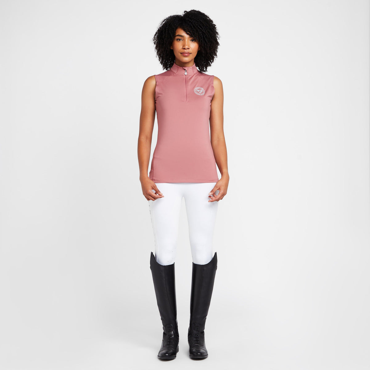 Womens Westbourne Sleeveless Base Layer Dusky Pink