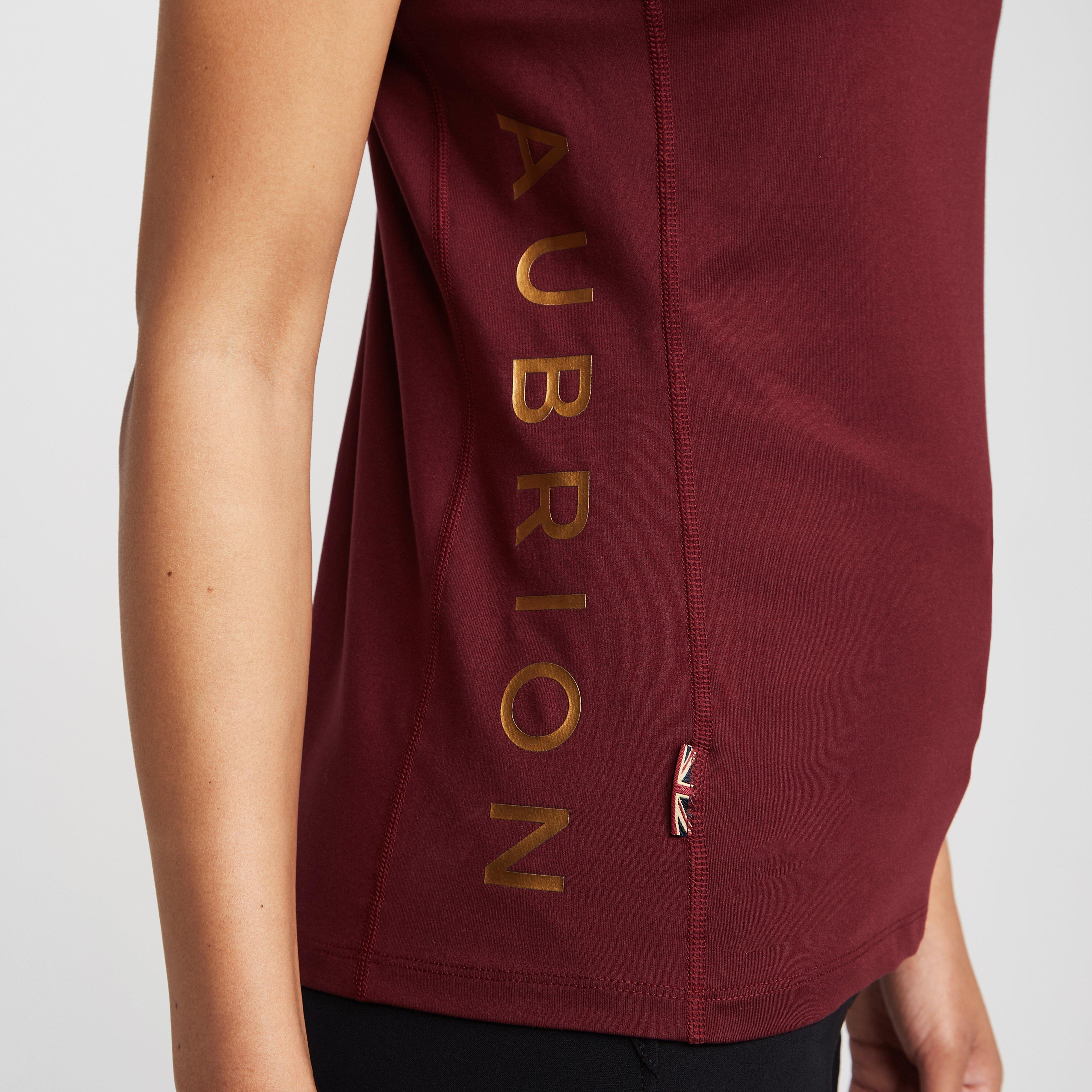 Womens Team Sleeveless Base Layer Burgundy