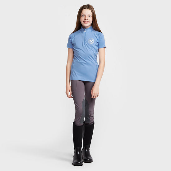 Childs Highgate Short Sleeve Base Layer Sky Blue