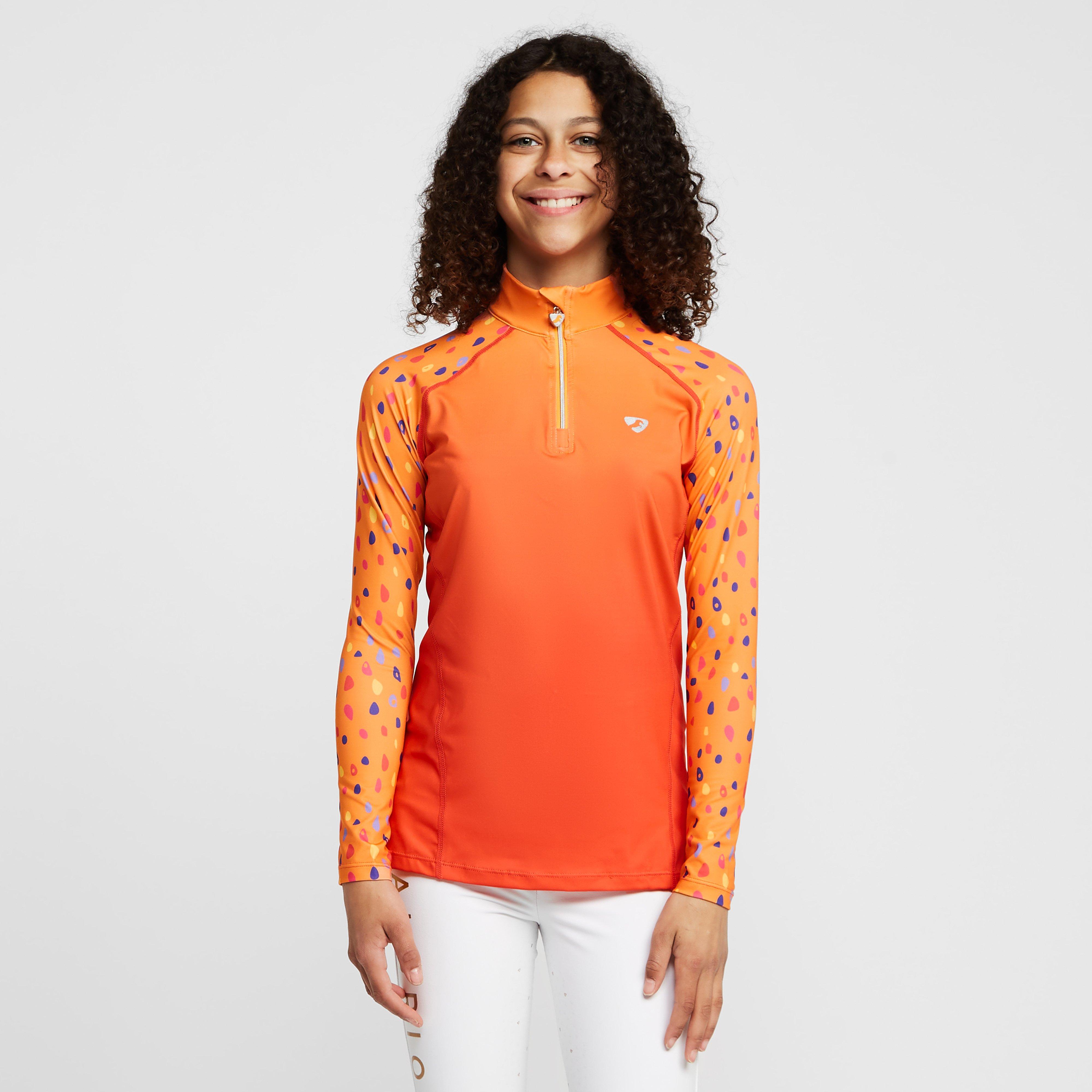 Young Rider Hyde Park Cross Country Shirt Orange Spot