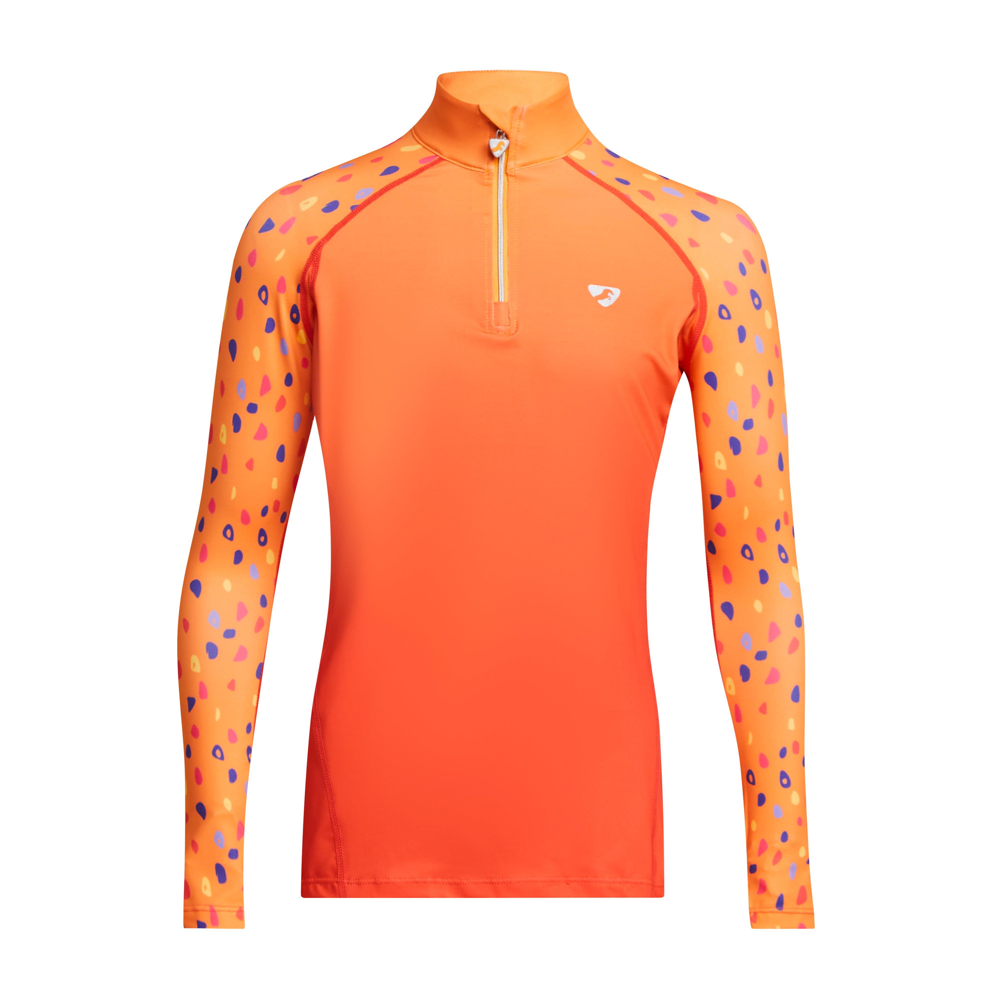 Young Rider Hyde Park Cross Country Shirt Orange Spot