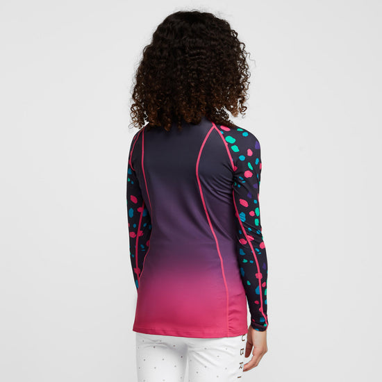 Young Rider Hyde Park Cross Country Shirt Pink Spot