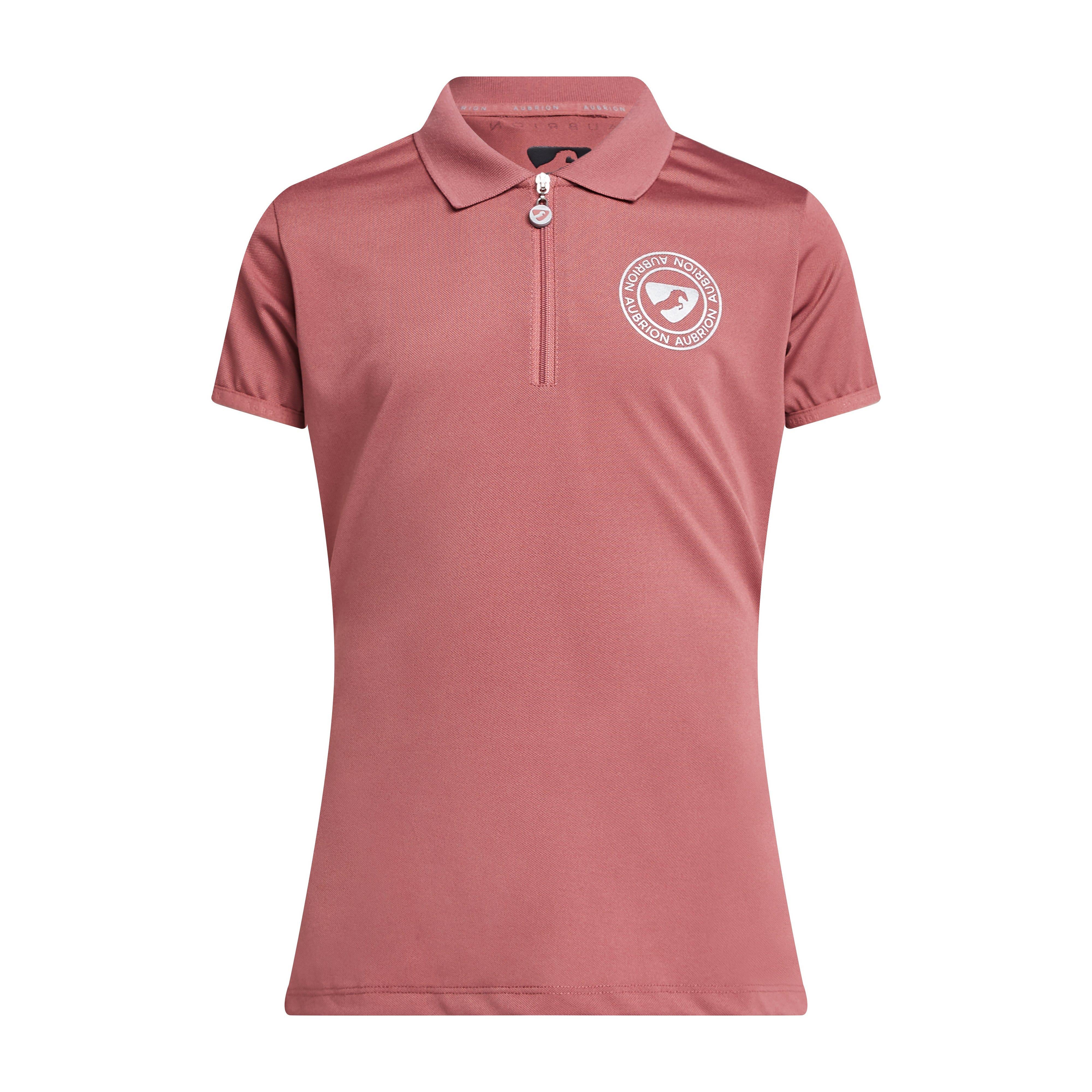Childs Parsons Tech Polo Shirt Dusky Pink