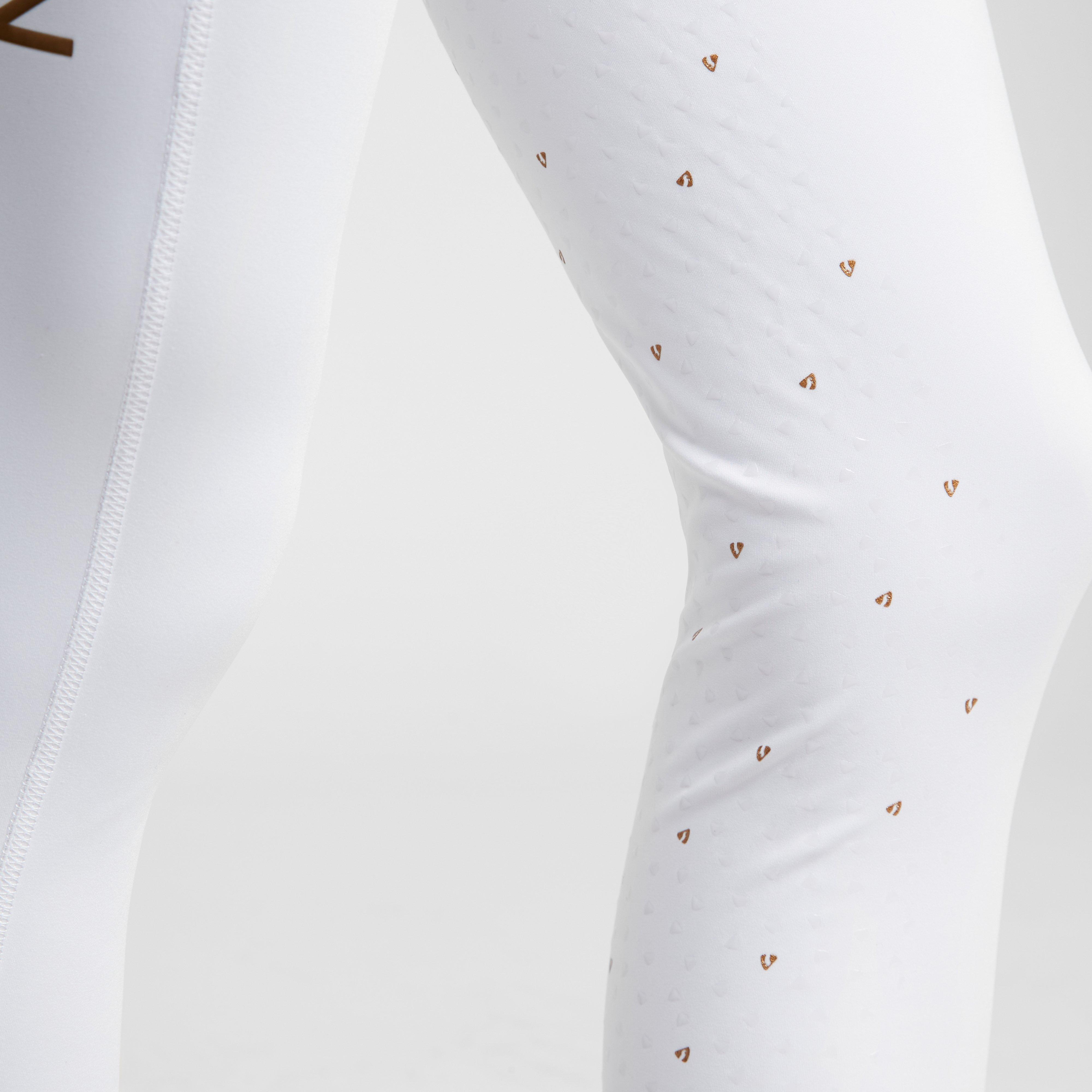 Childs Team Riding Tights White