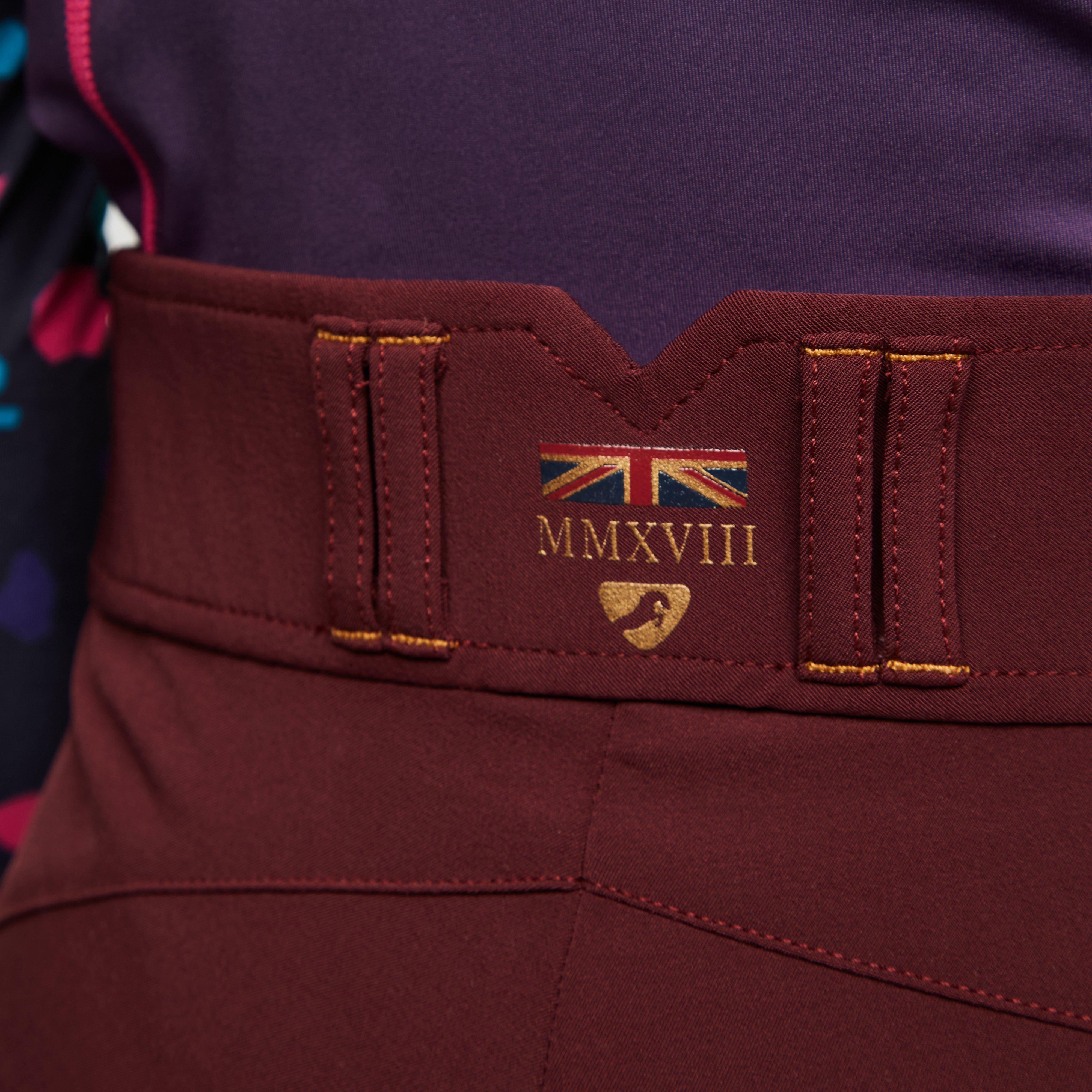 Childs Team Breeches Burgundy