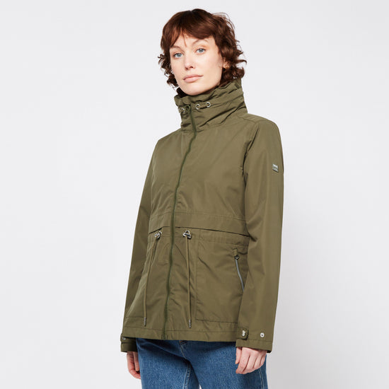Ladies Nadira Waterproof Jacket Khaki