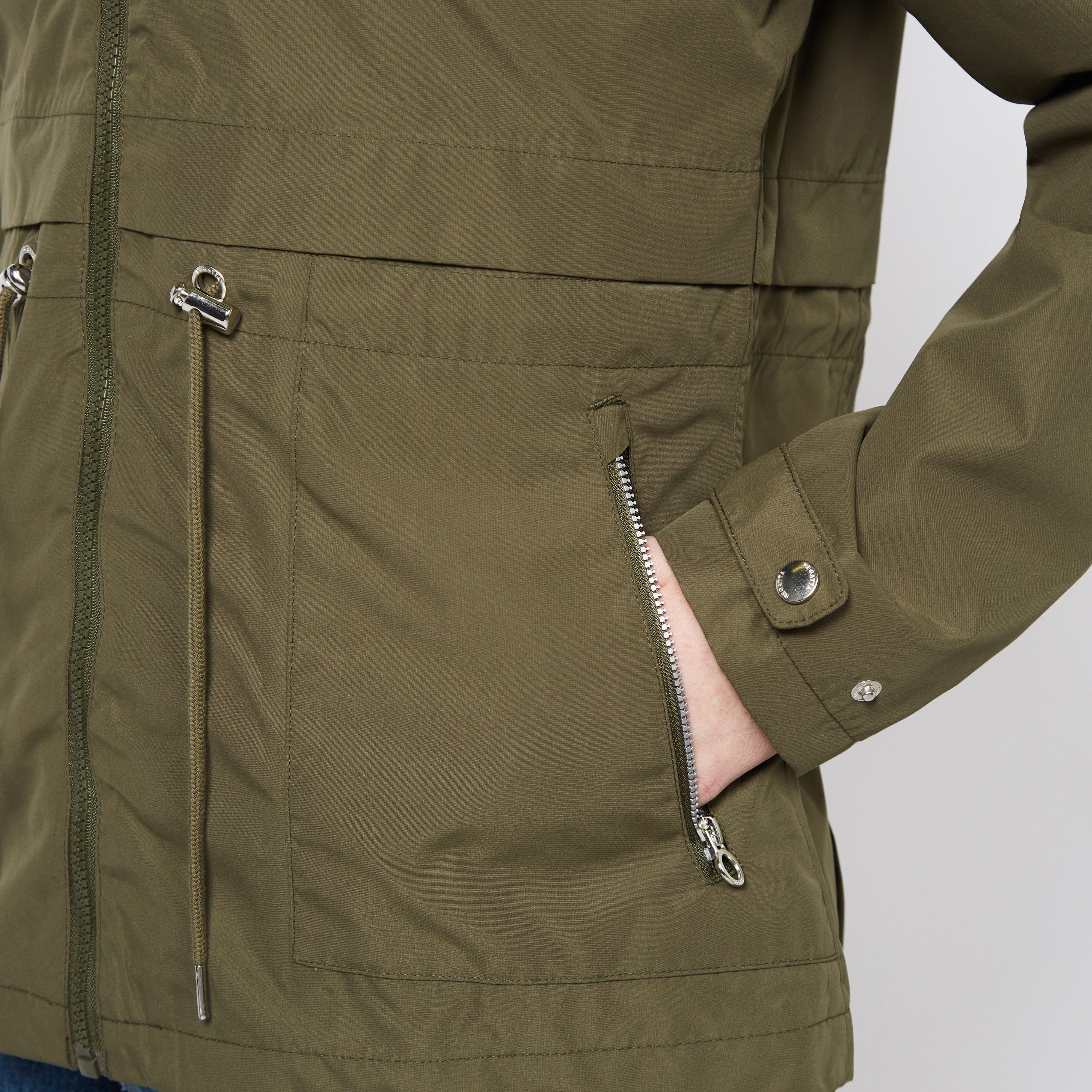 Ladies Nadira Waterproof Jacket Khaki