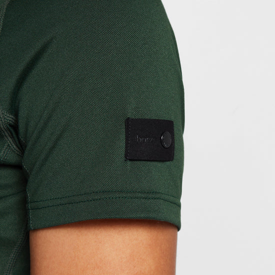 Womens Tiana Pique Short Sleeve Polo Shirt Mountain View Green