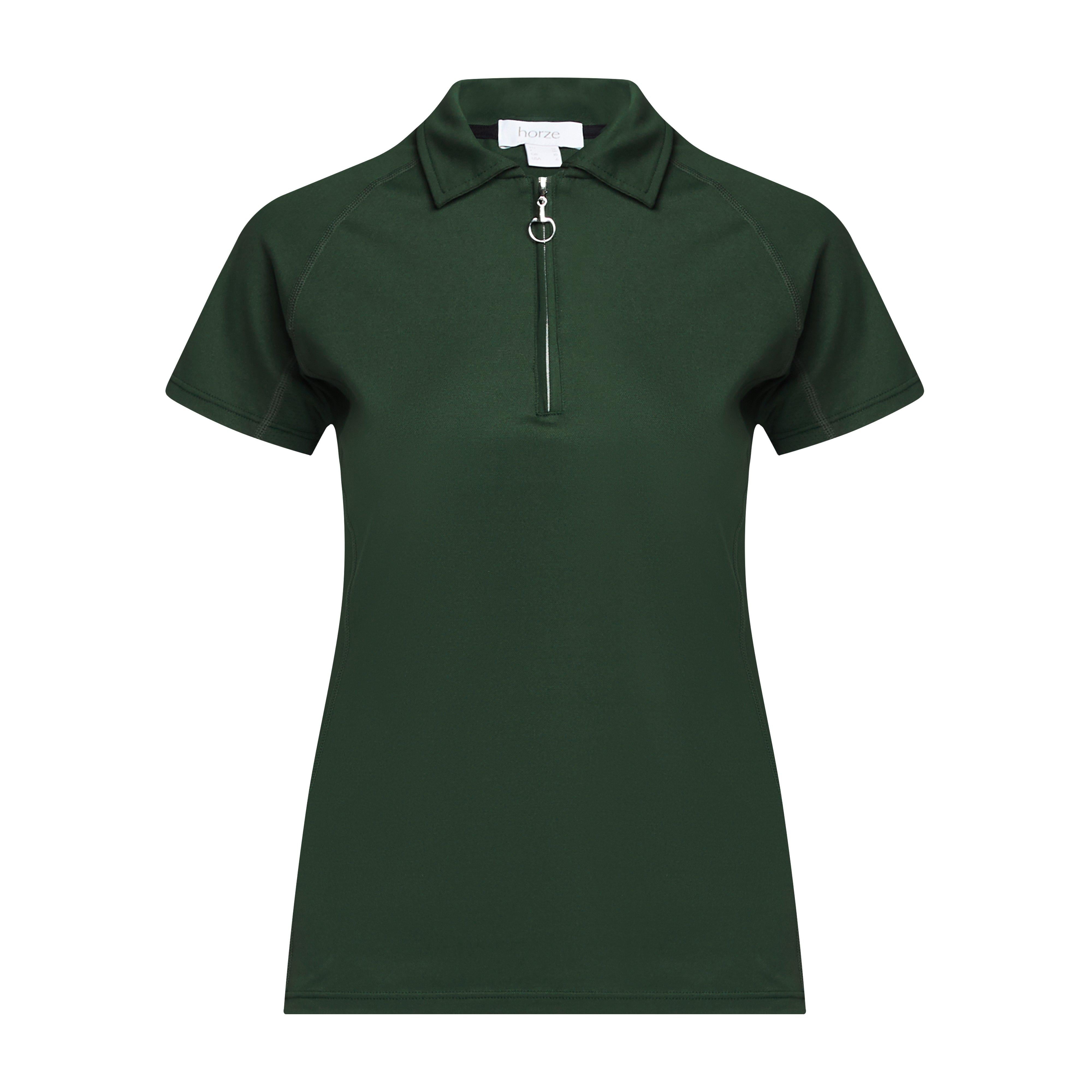Womens Tiana Pique Short Sleeve Polo Shirt Mountain View Green