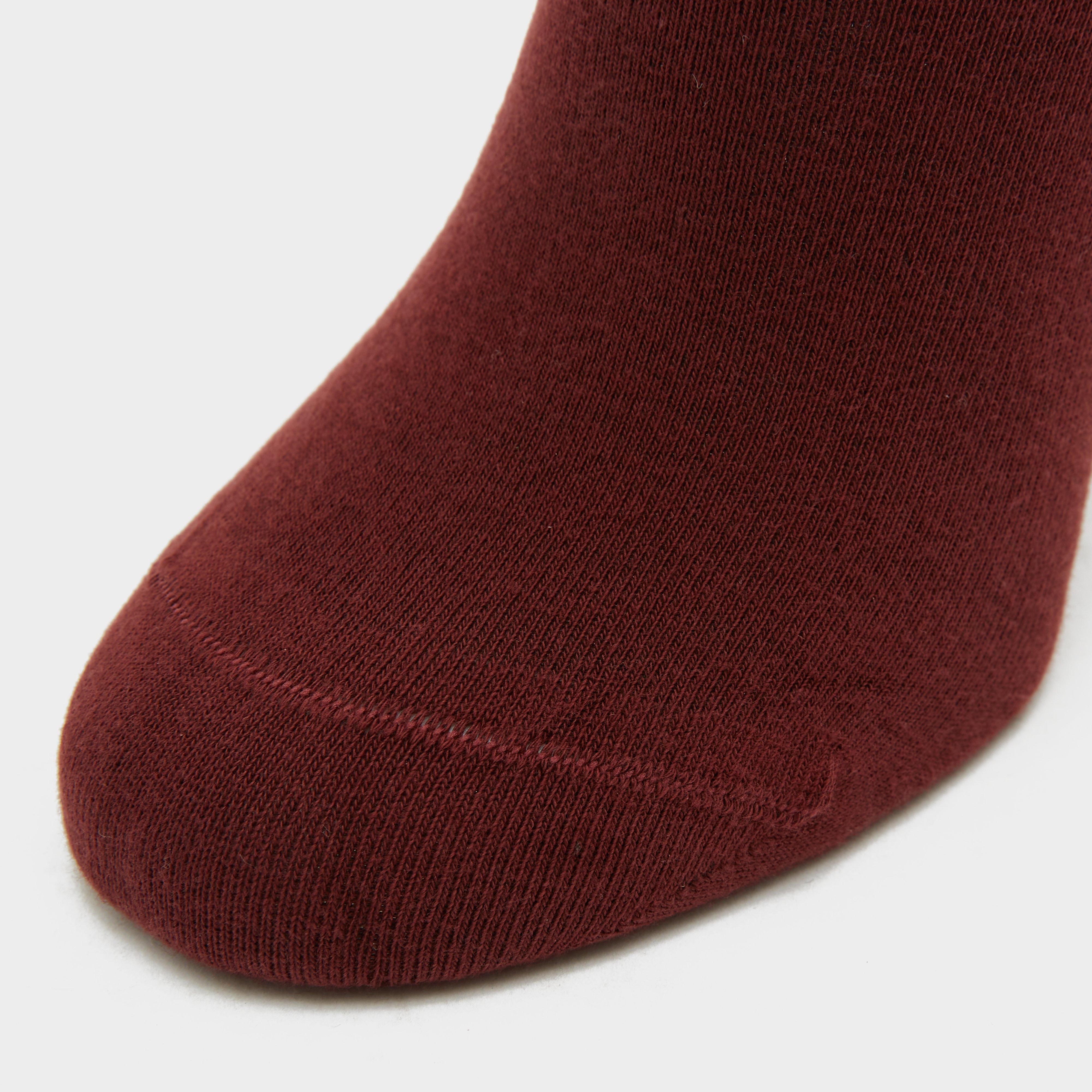 Womens Crystal Detail Knee Socks Burgundy Red Mahogany