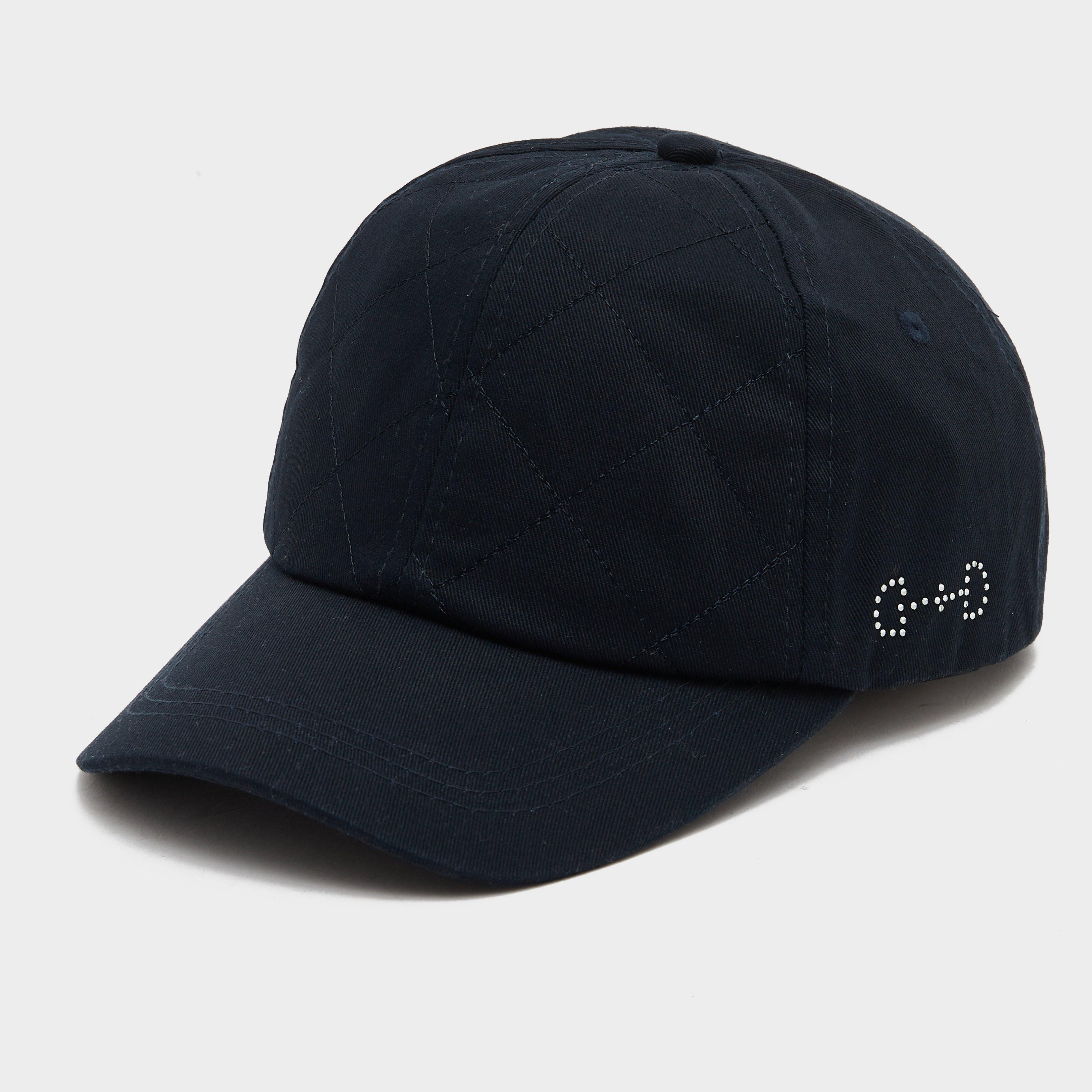 Womens Quilted Cap Dark Navy