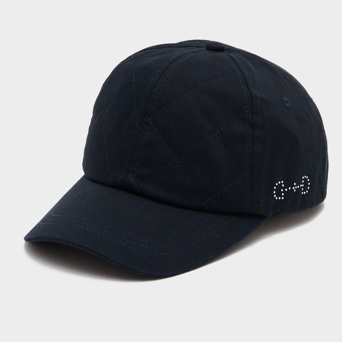 Womens Quilted Cap Dark Navy