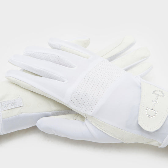 Womens Arielle Summer Gloves White