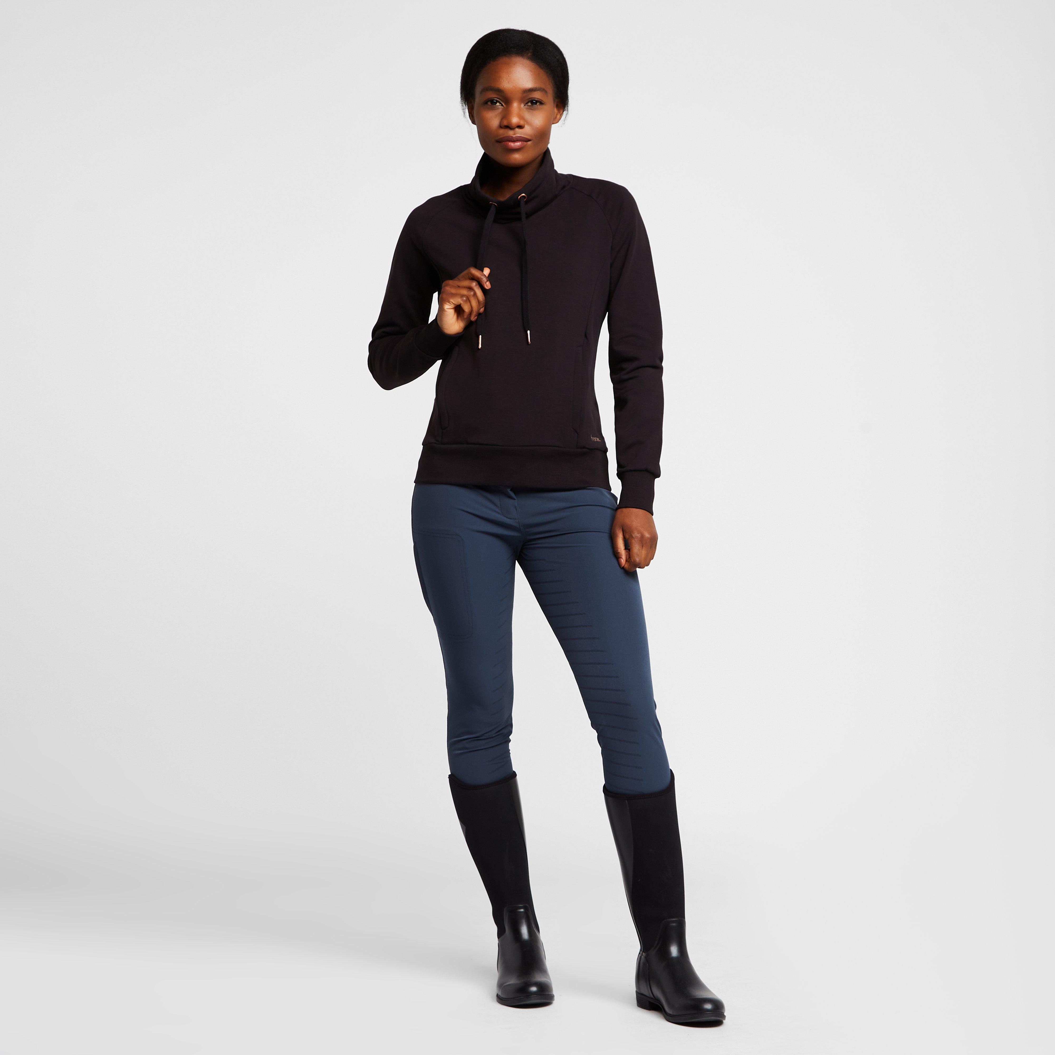 Womens Organic Remy Cotton Sweatshirt Black