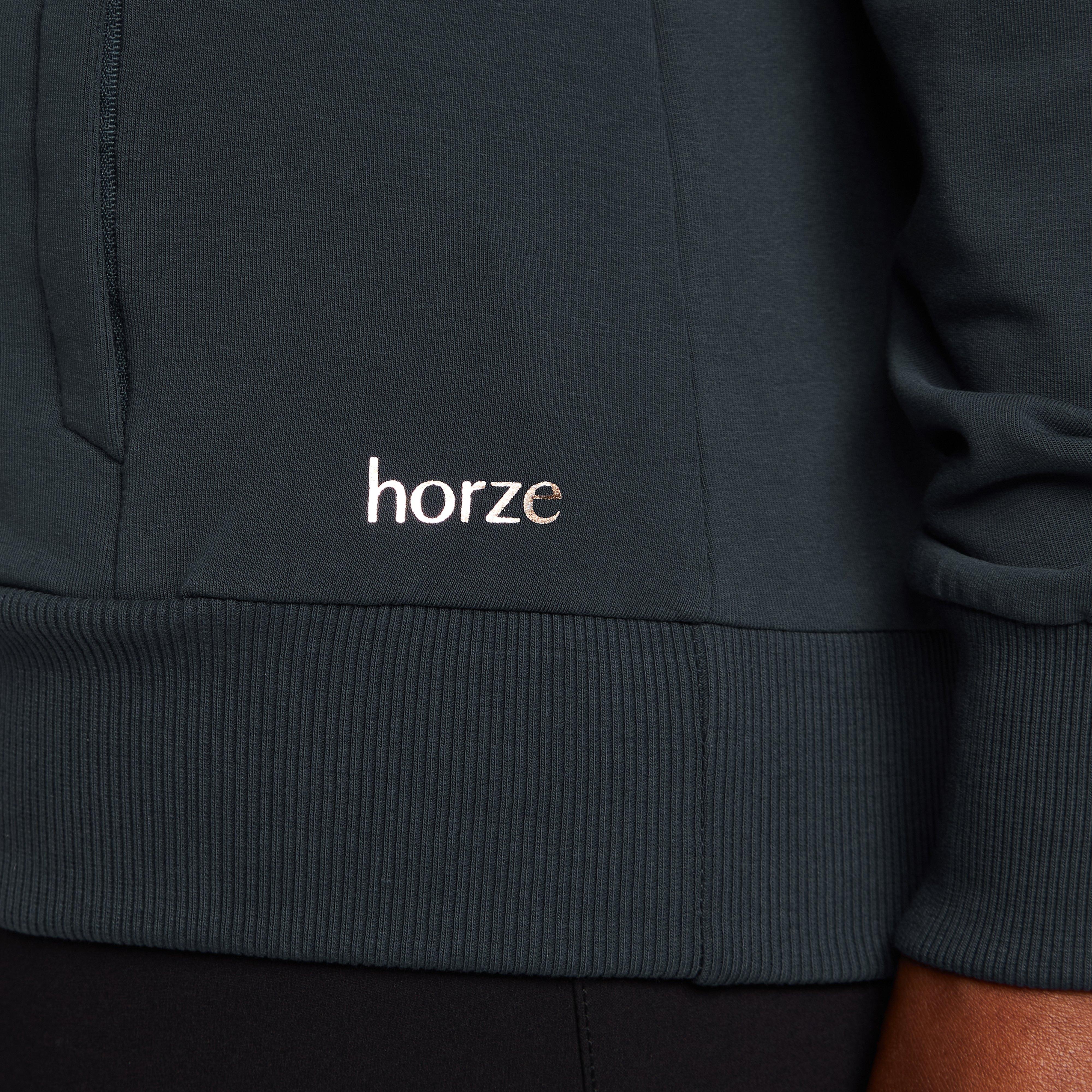 Womens Organic Remy Cotton Sweatshirt Obscure Night Blue