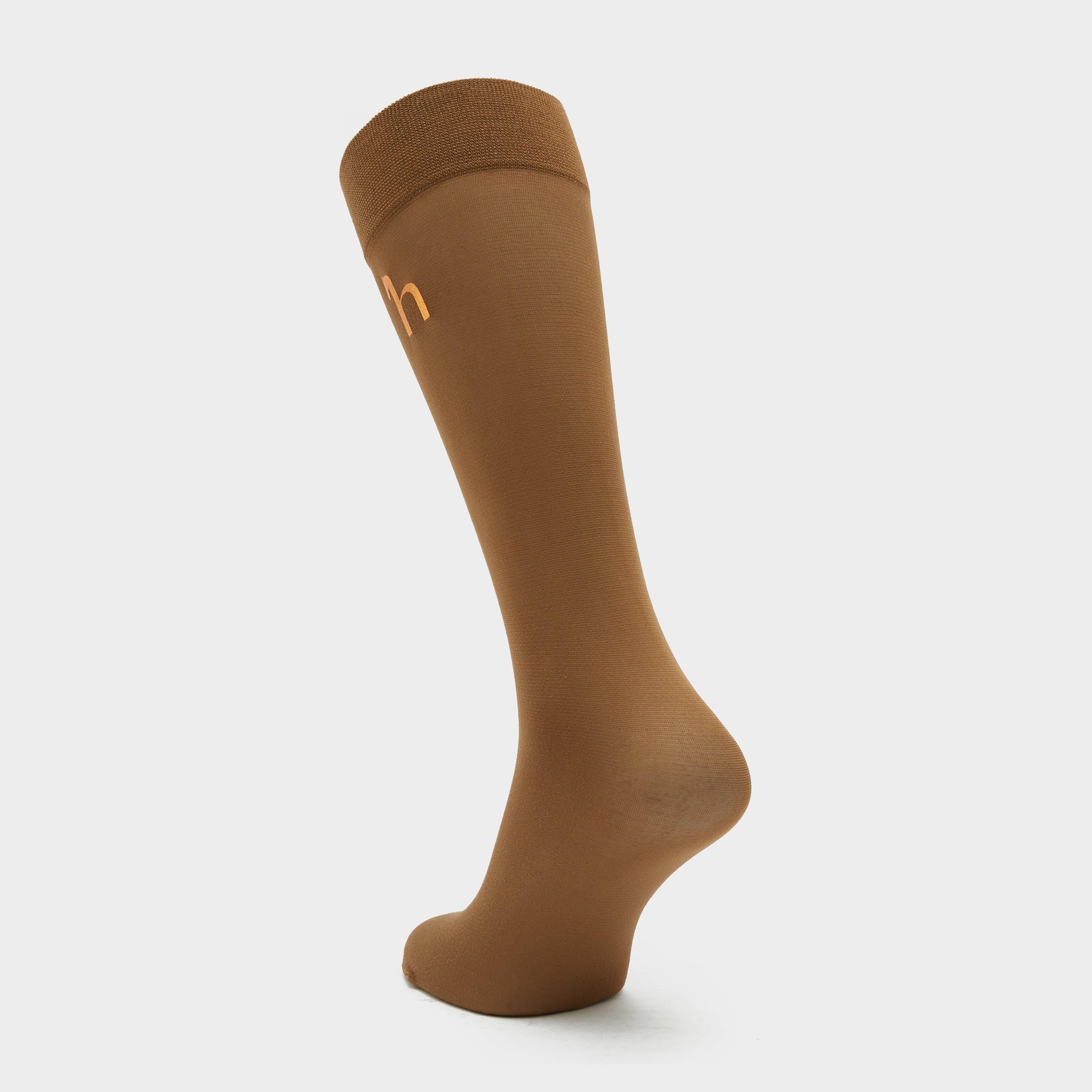 Womens Emblem Riding Socks Bison Dark Brown