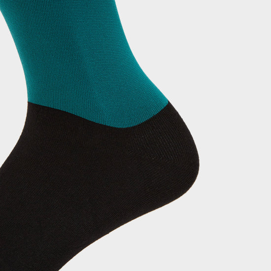 Womens Knee Socks Storm Green