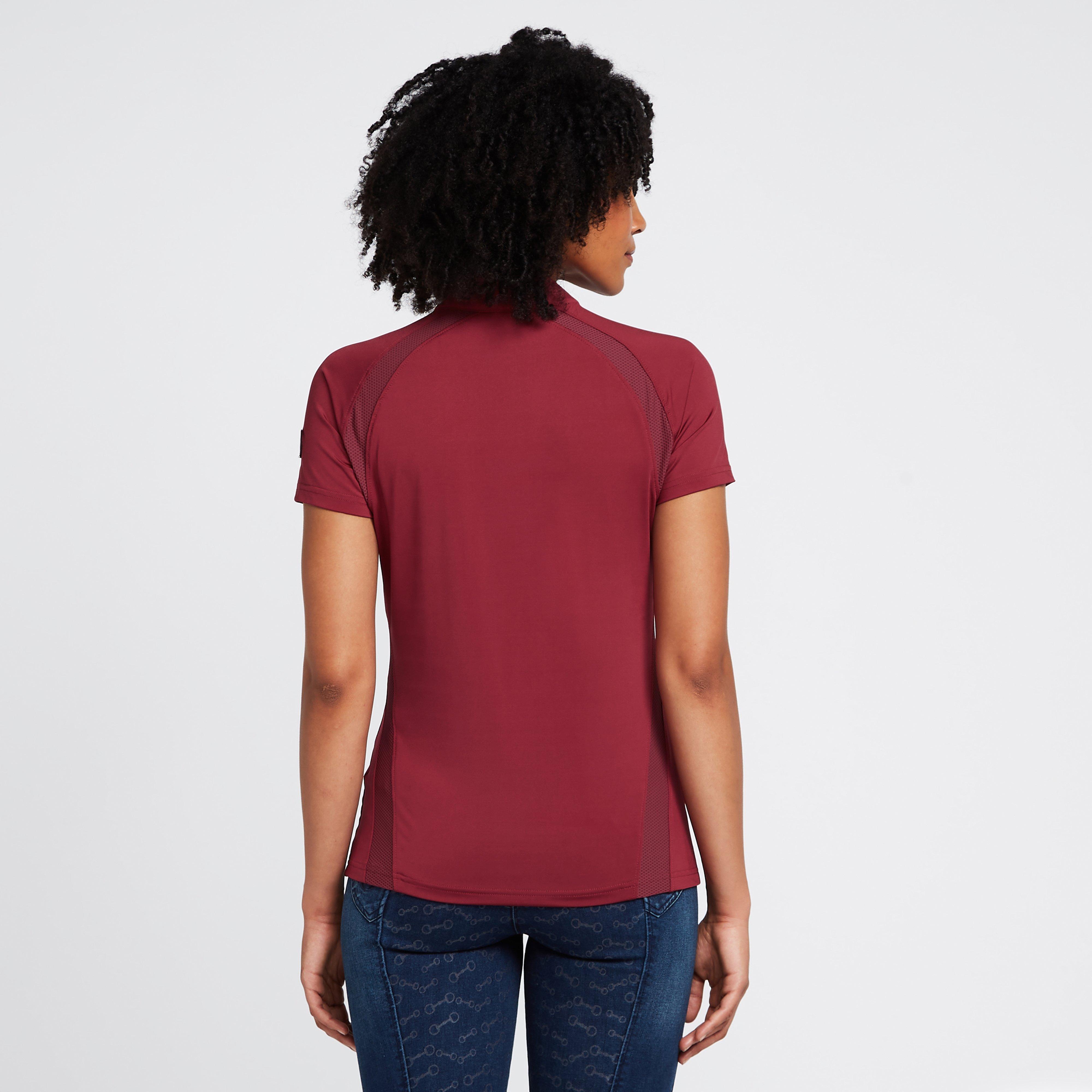 Womens Mia Short Sleeved Training Shirt Anemone Dark Pink