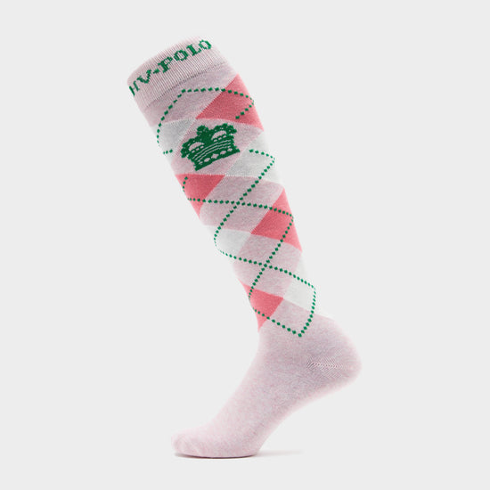 Argyle Socks Orchid Pink