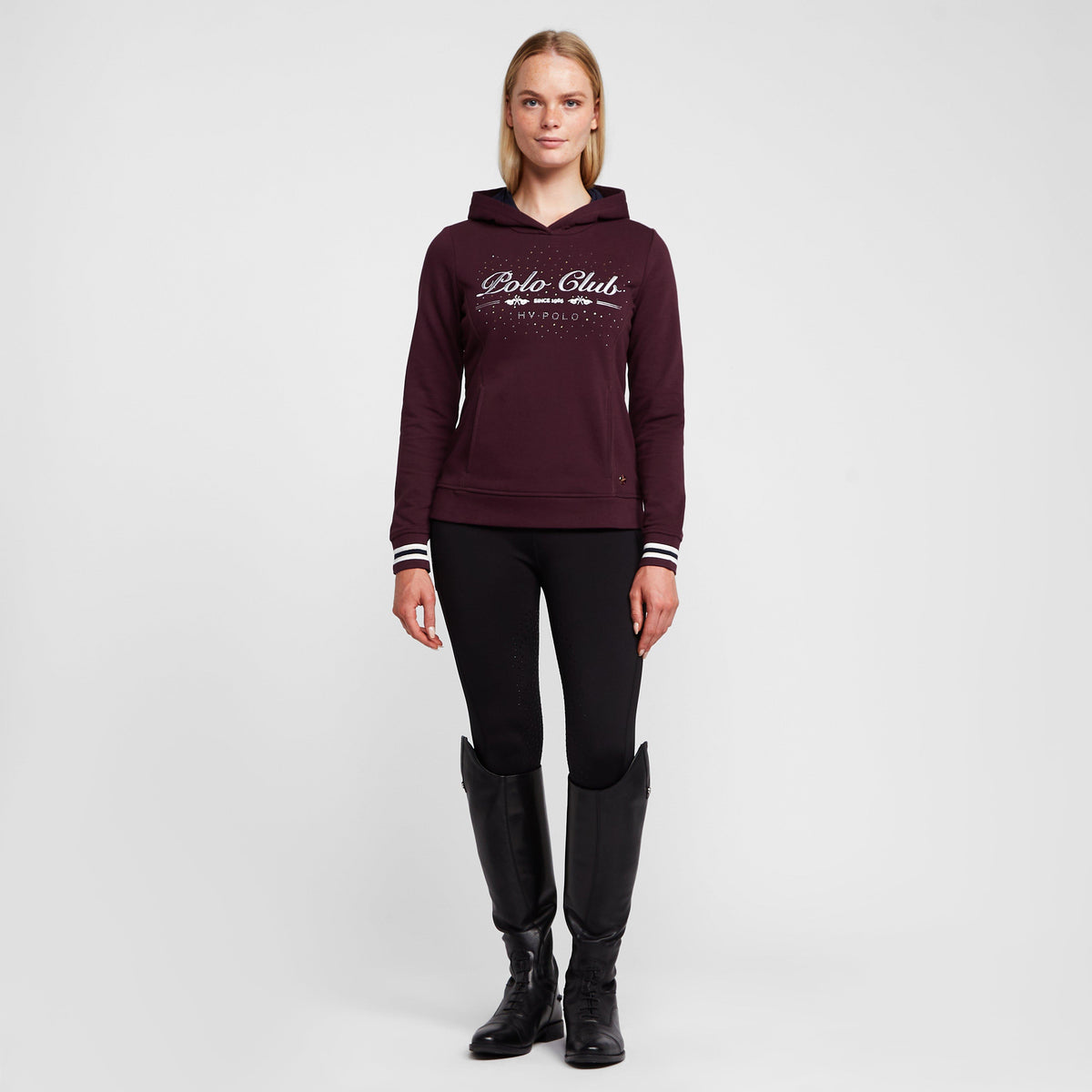 Womens Penelope Hoodie Dark Berry