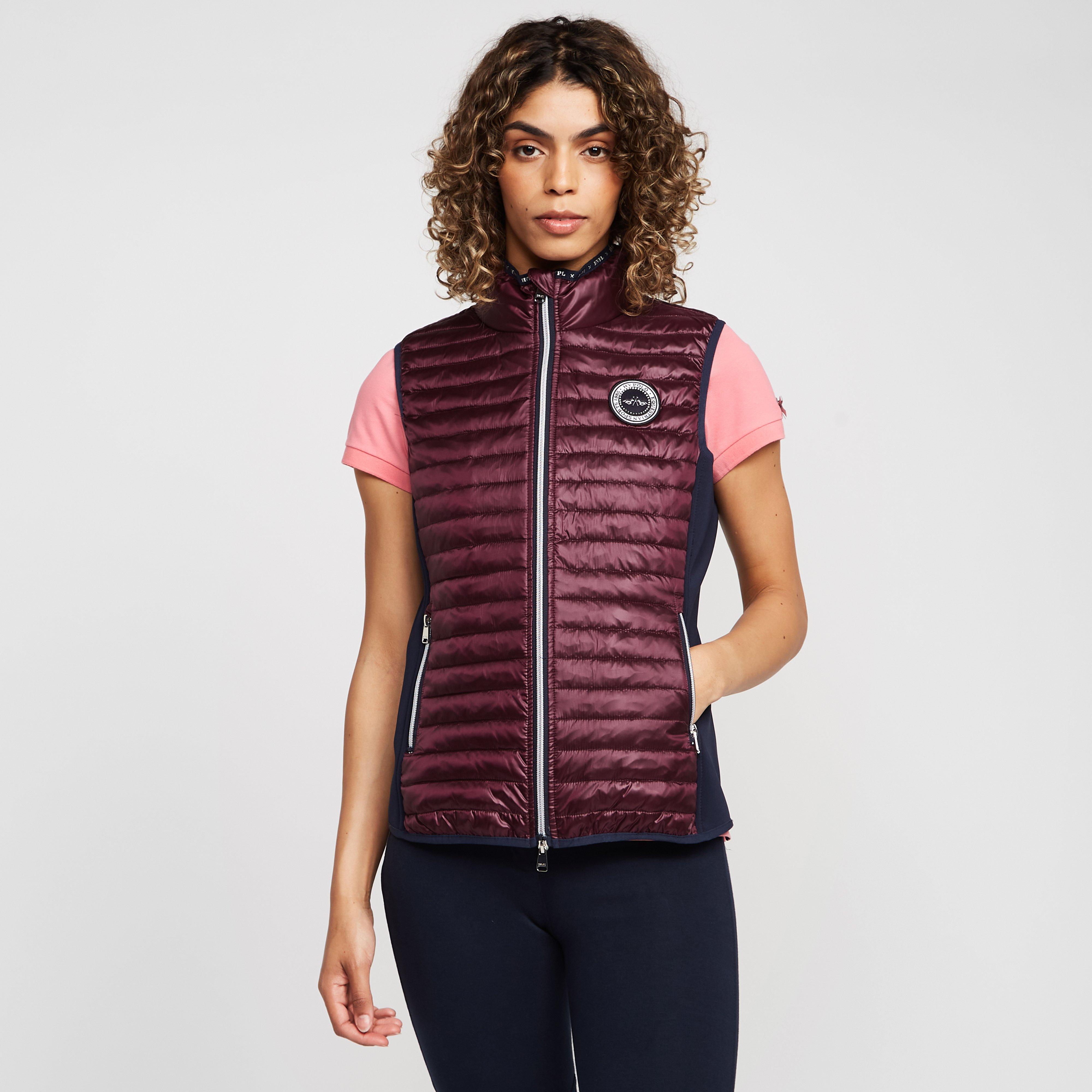 Womens Laurine Gilet Dark Berry
